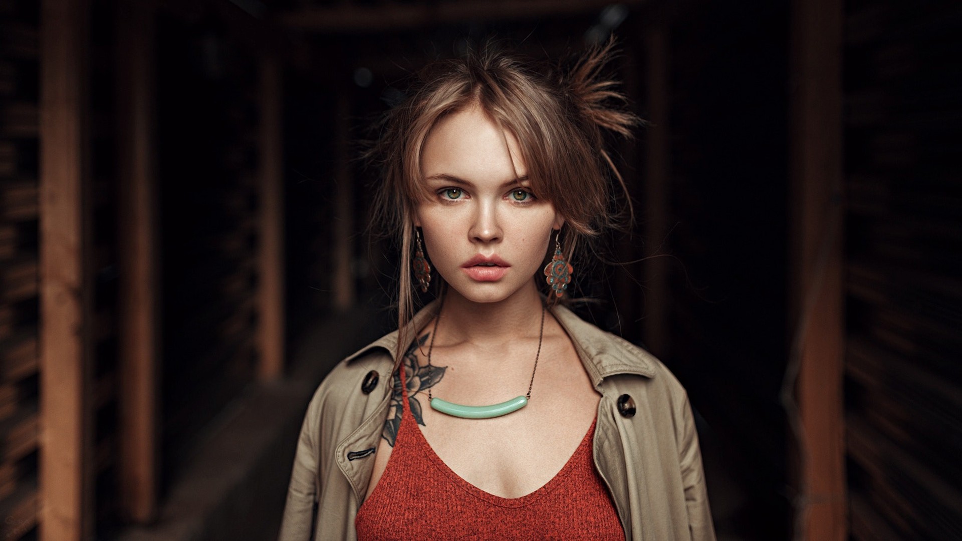 Wallpaper Anastasia Scheglova, a beautiful model