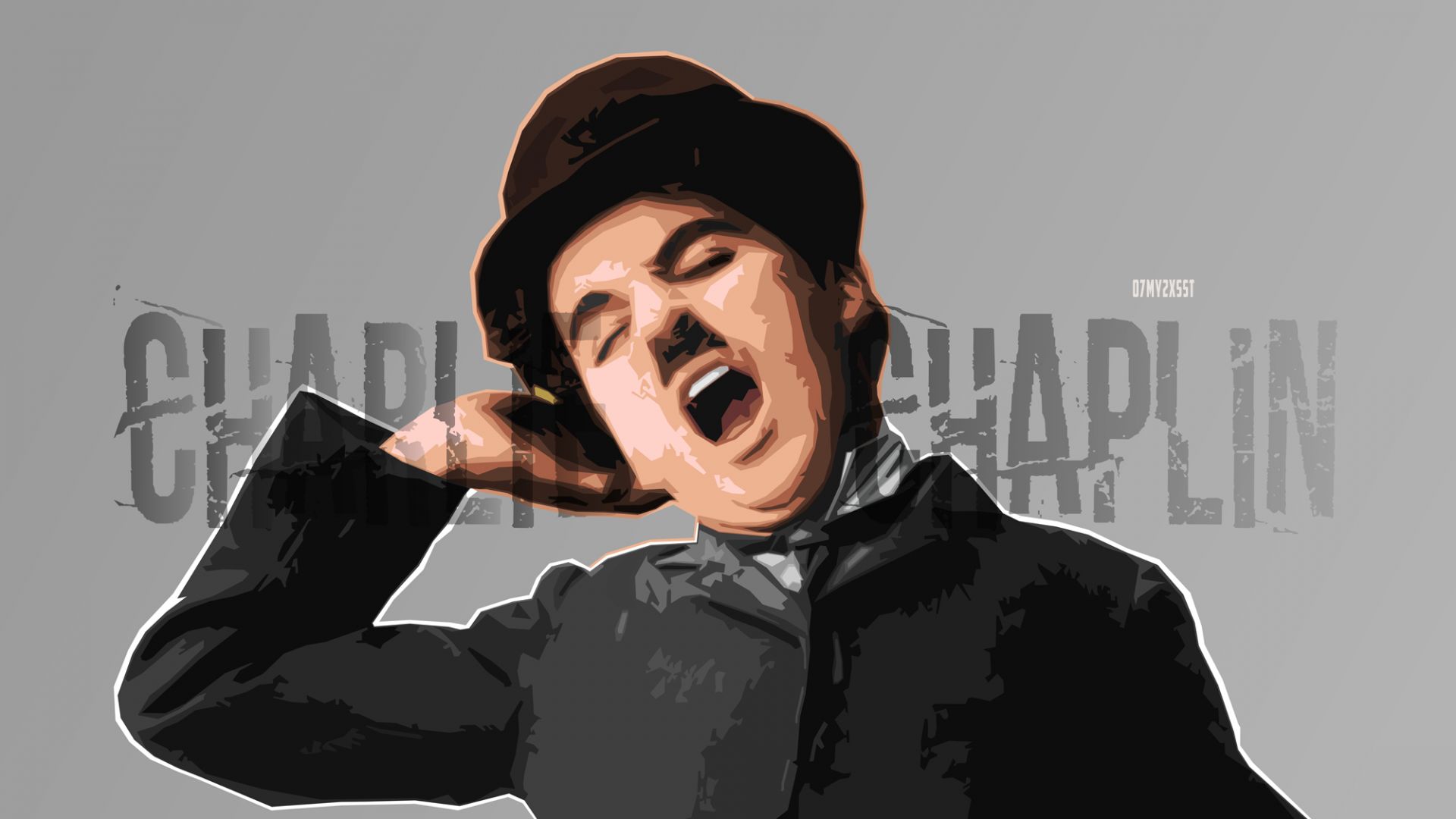 Wallpaper Charlie Chaplin, actor, art
