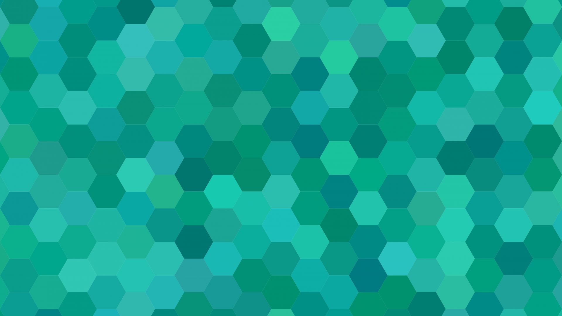 Wallpaper Hexagons, pattern, abstract, green