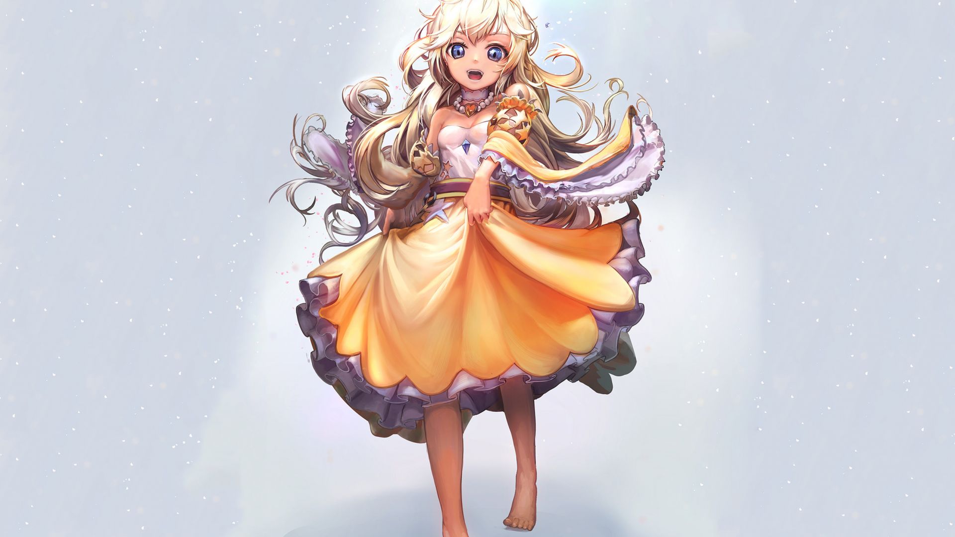 Wallpaper Princess, anime girl, blonde