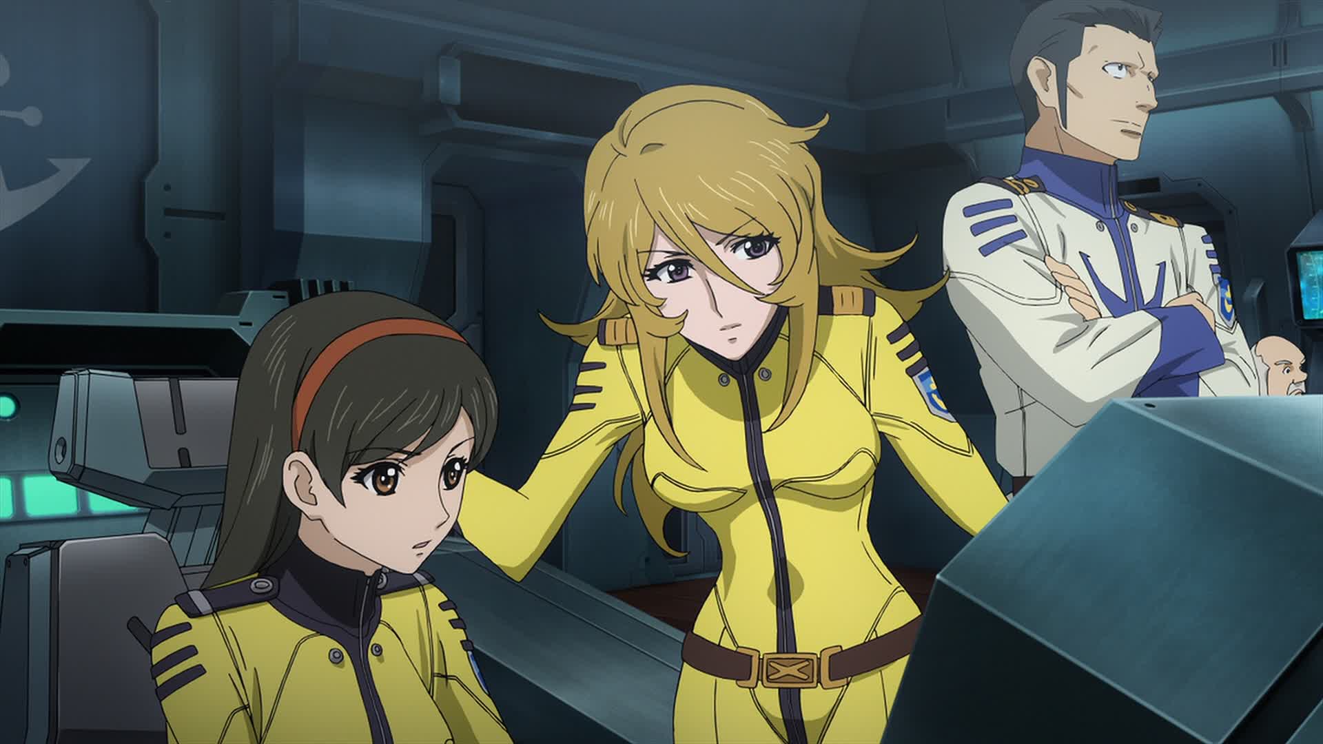 Wallpaper Yuki Mori, Space Battleship Yamato and team, anime girls