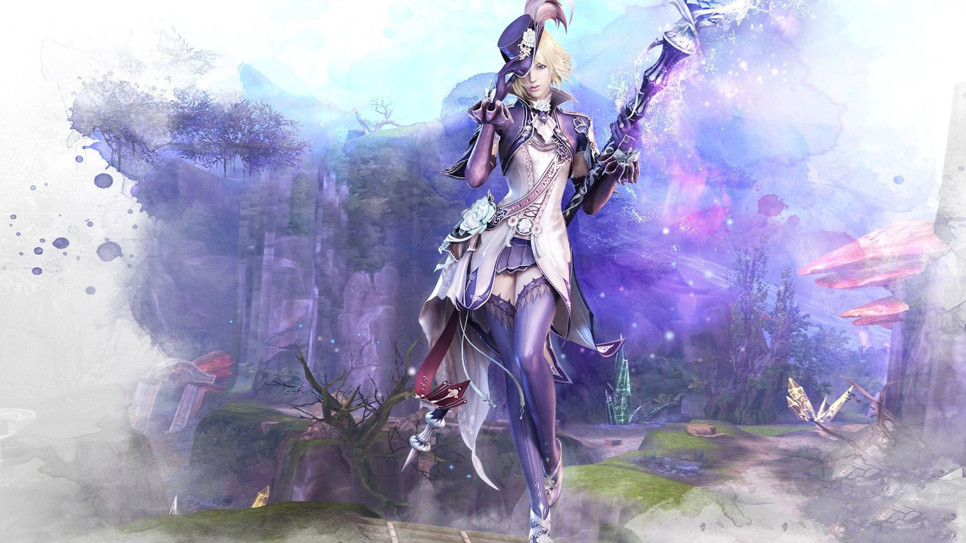 Wallpaper Fantasy, woman, Aion: tower of eternity
