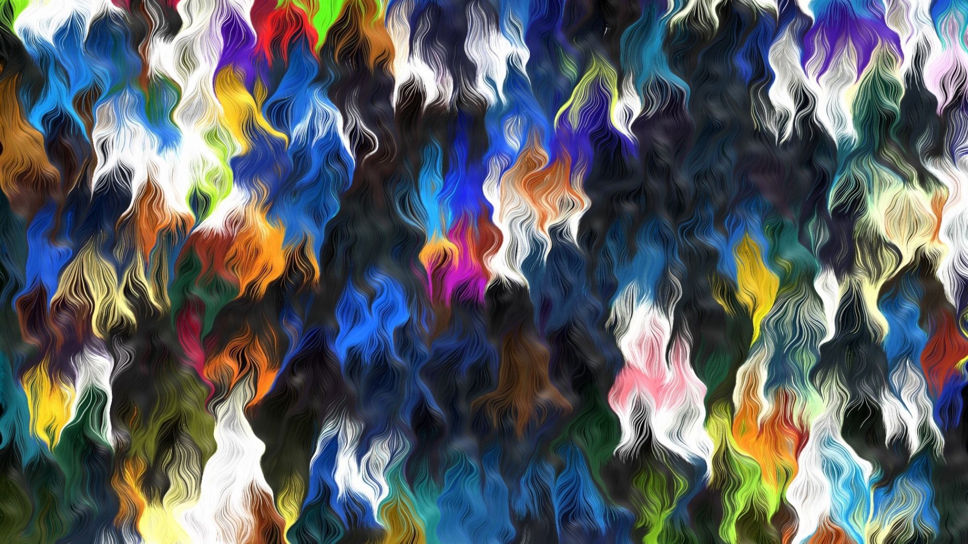 Wallpaper Curves, colorful, digital art