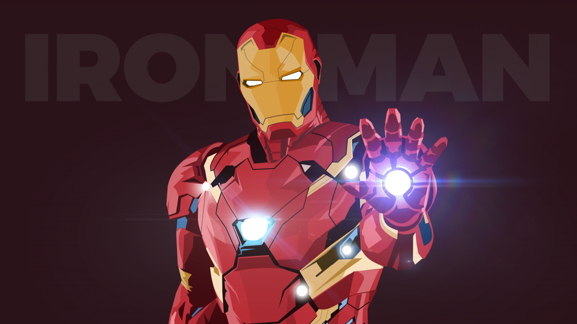 Wallpaper Iron man, superhero, 4k, minimal