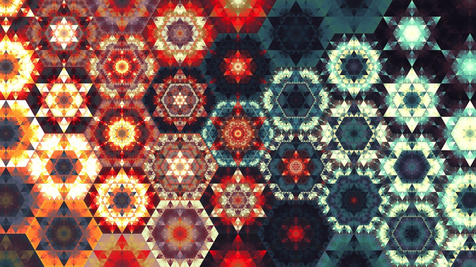 Wallpaper Fractal, pattern, abstract