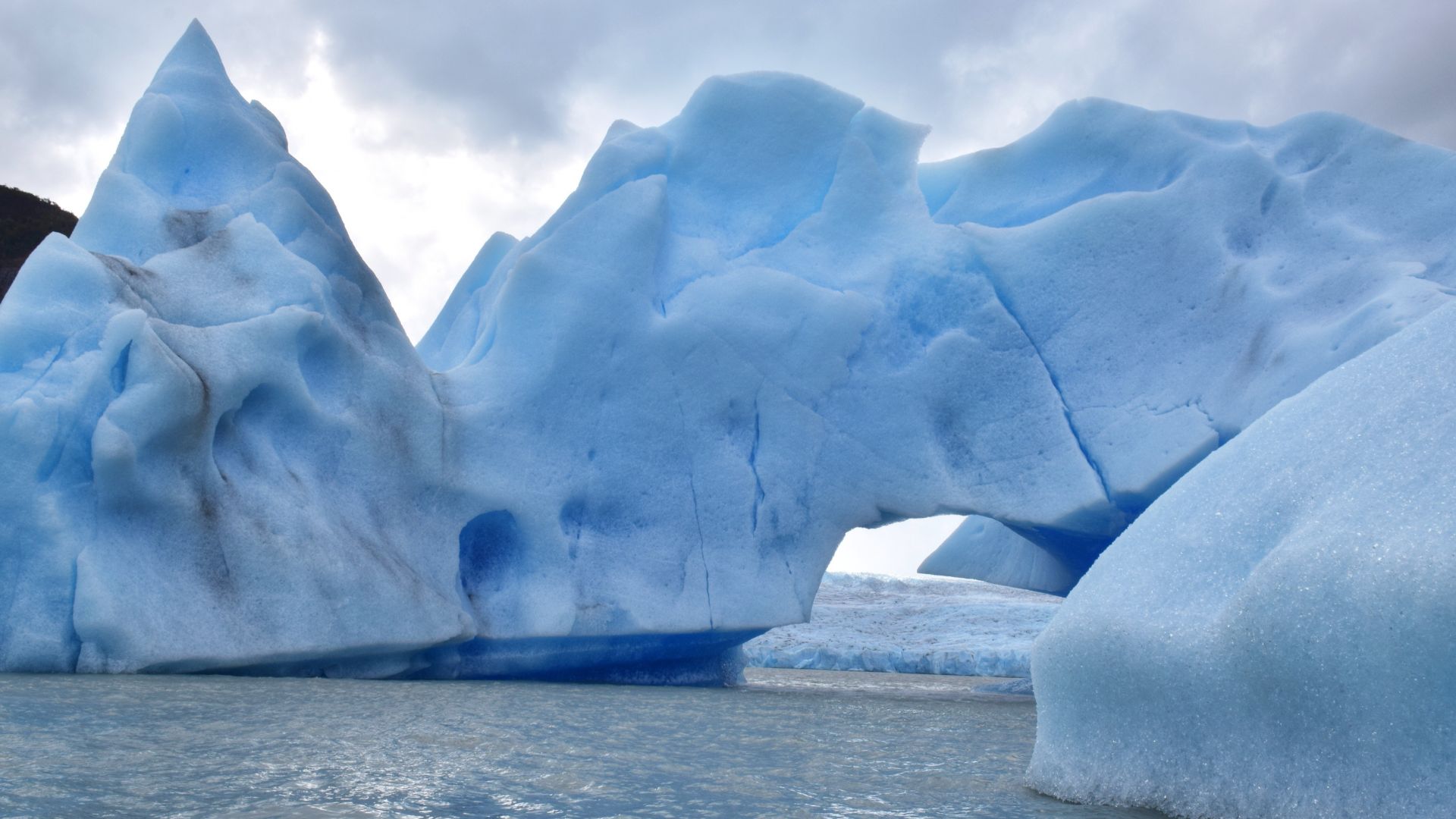 Wallpaper Iceberg, glacier, nature, lake, 4k