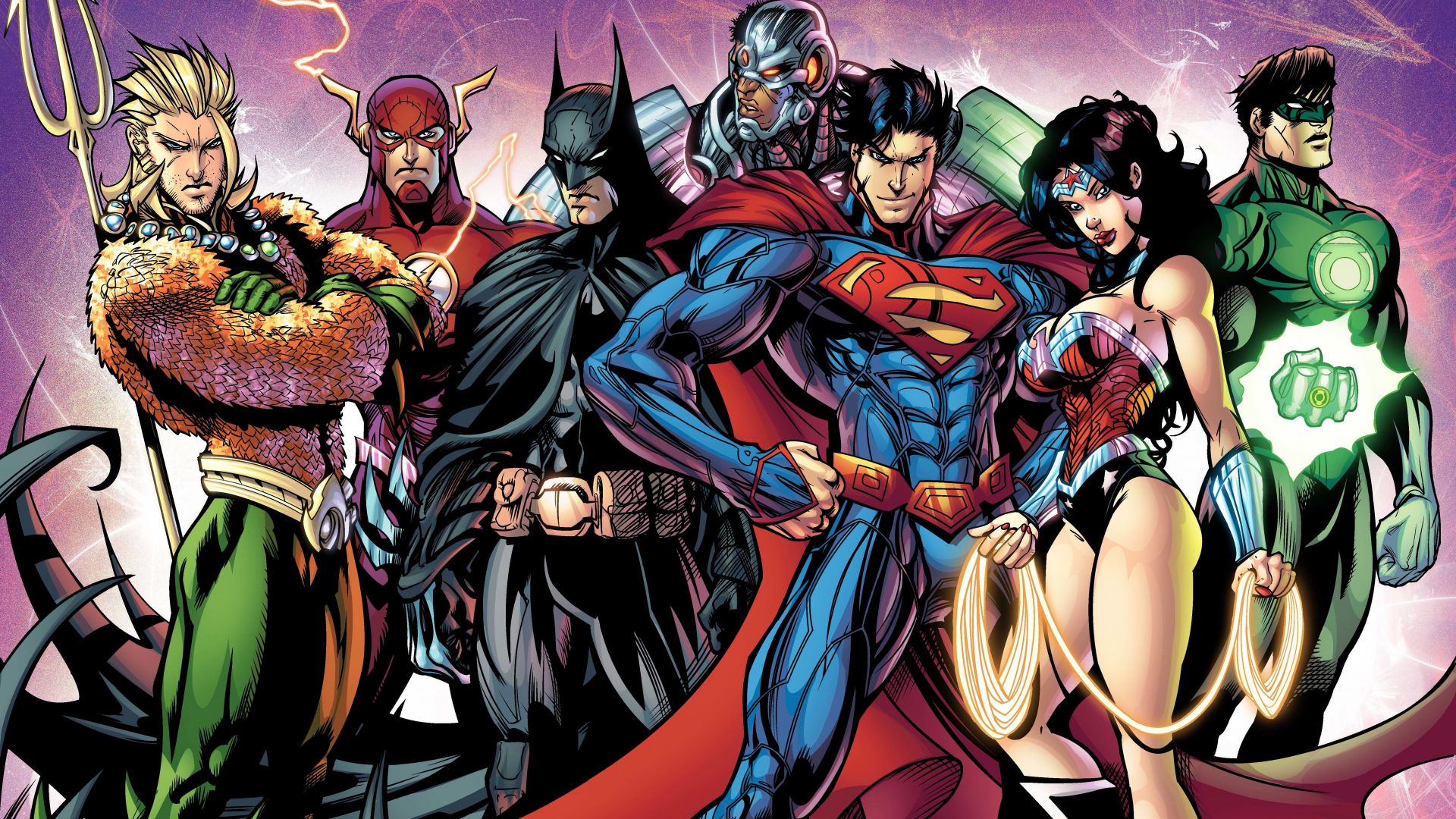 Wallpaper Justice league, superhero, artwork, 5k