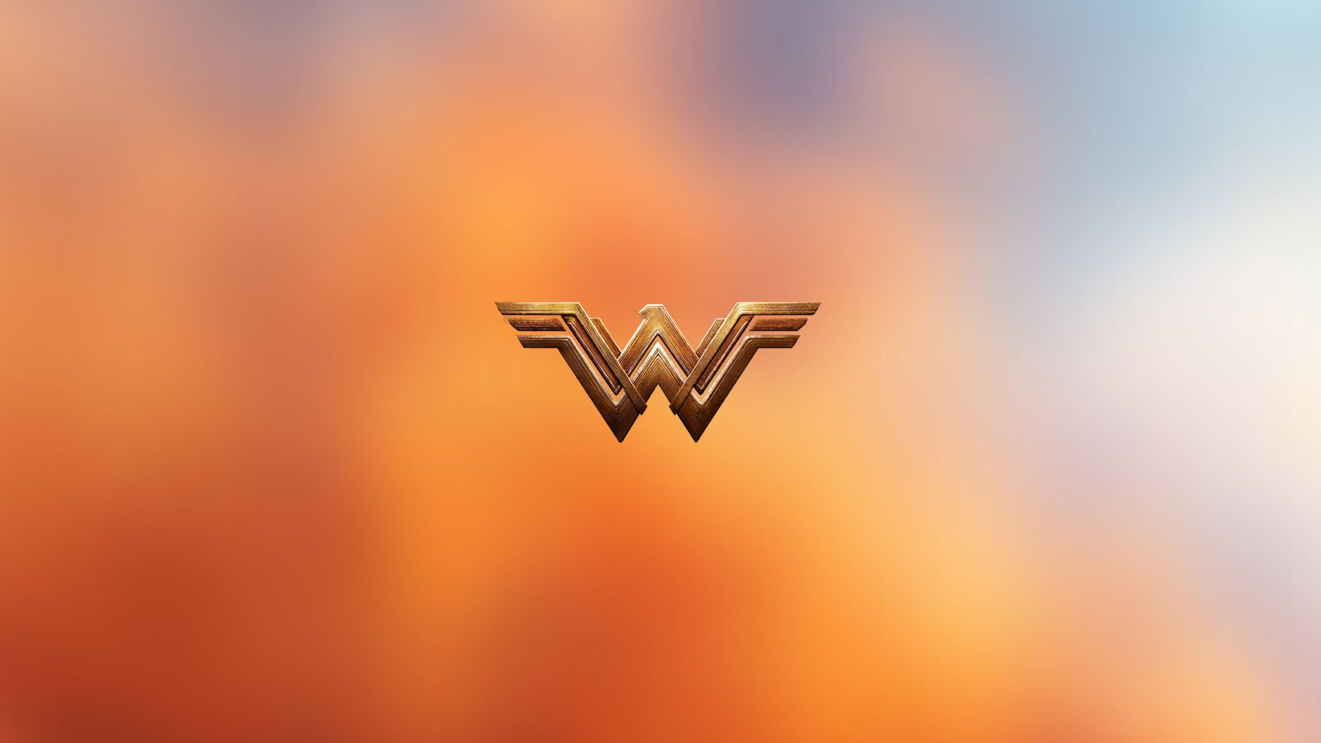 Wallpaper Wonder woman logo minimal
