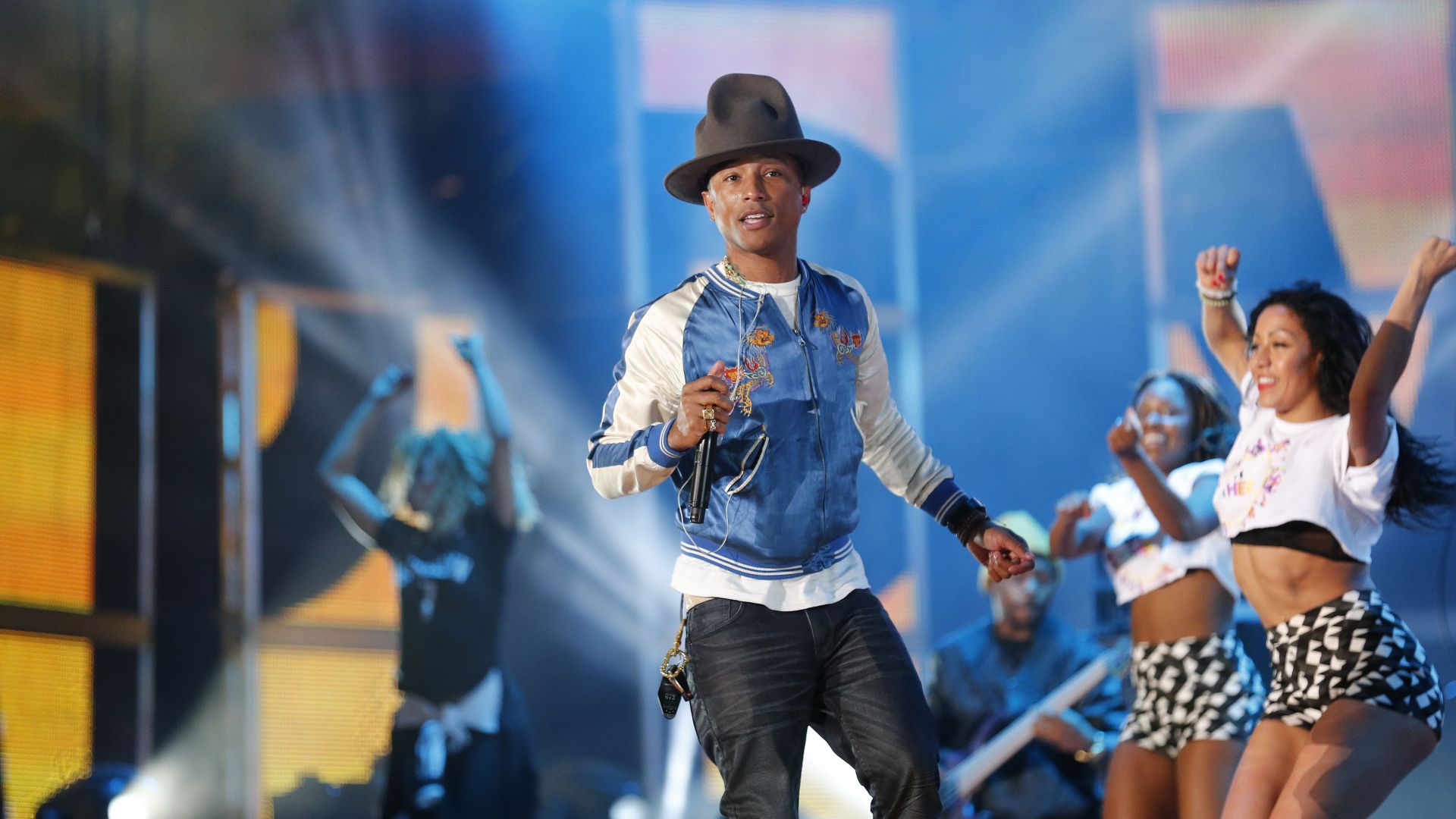 Wallpaper Pharrell Williams, Grammy 2015