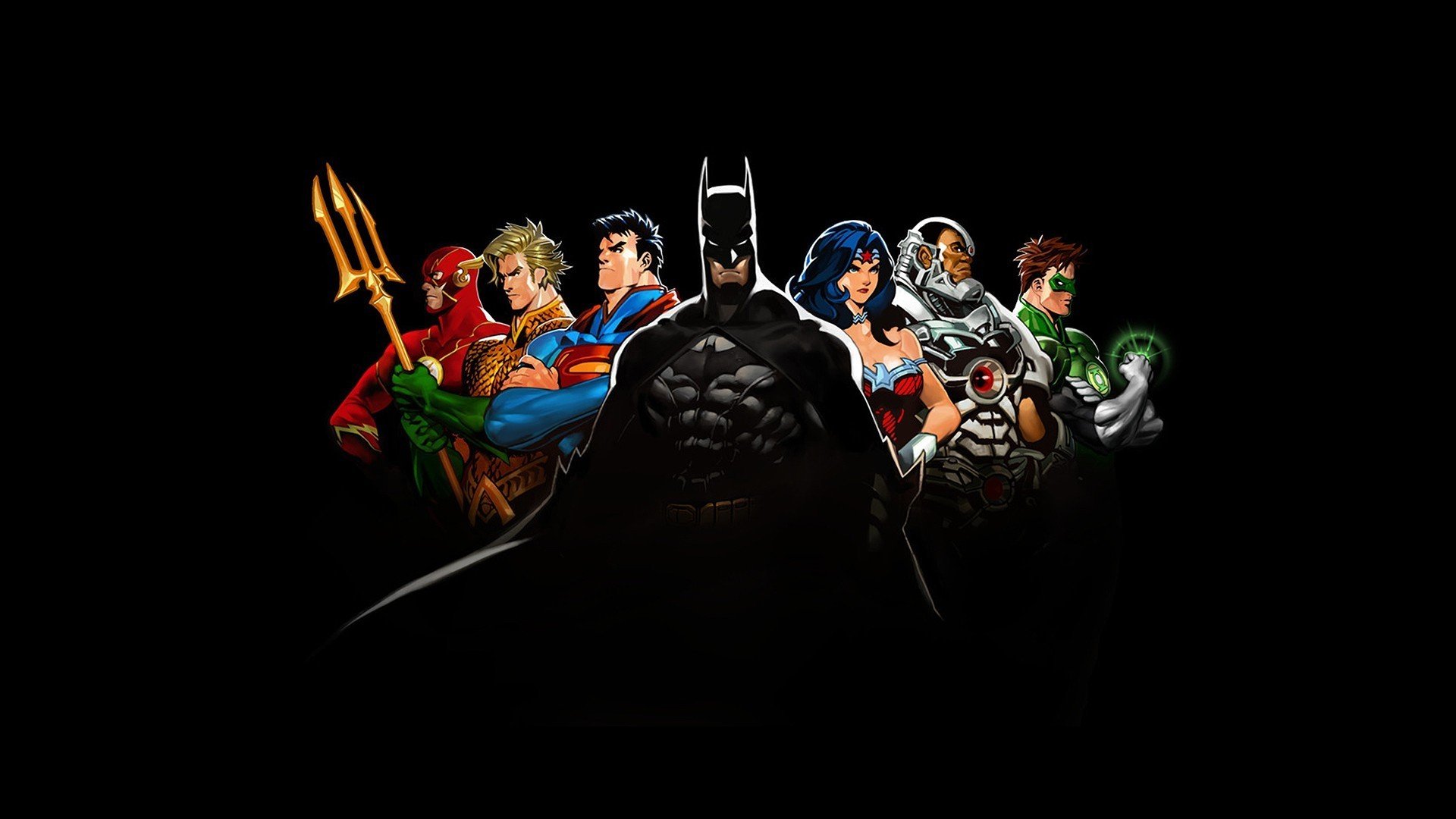 Wallpaper Cartoon, justice League team