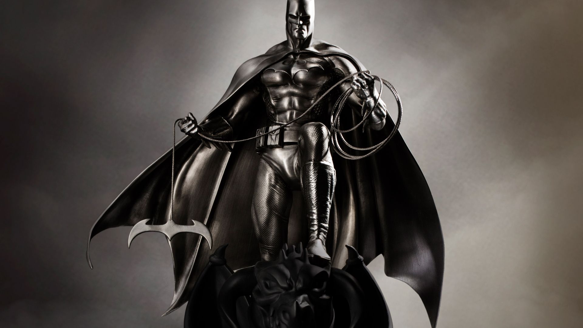 Wallpaper Batman, statue, dc comics, dark, 5k