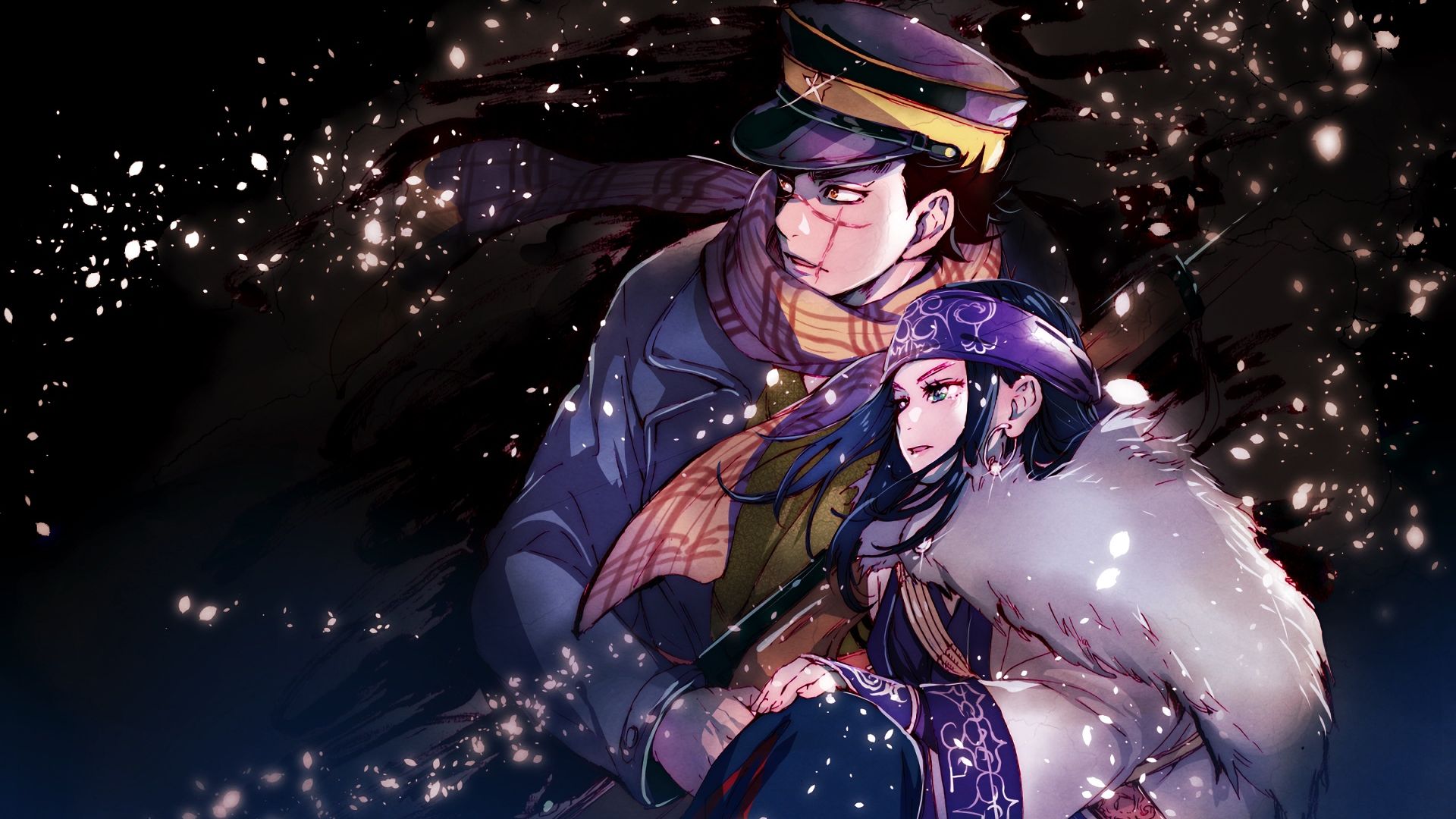 Wallpaper Anime, couple, Golden Kamuy