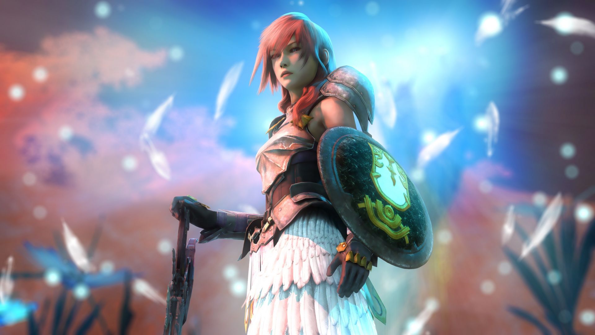 Wallpaper Final Fantasy XV: Episode Ignis, girl warrior, lightning, video game, 4k