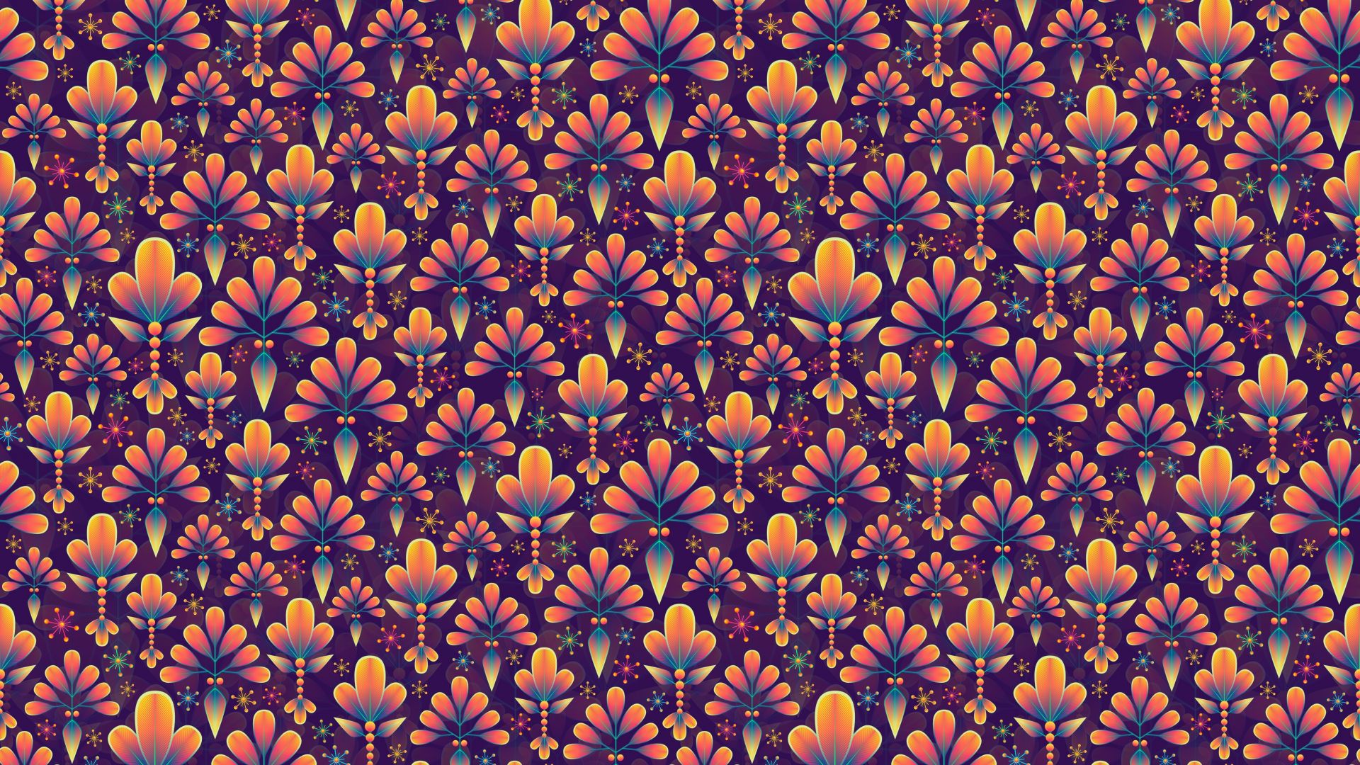 Wallpaper Flowers, texture, pattern, abstract, 5k