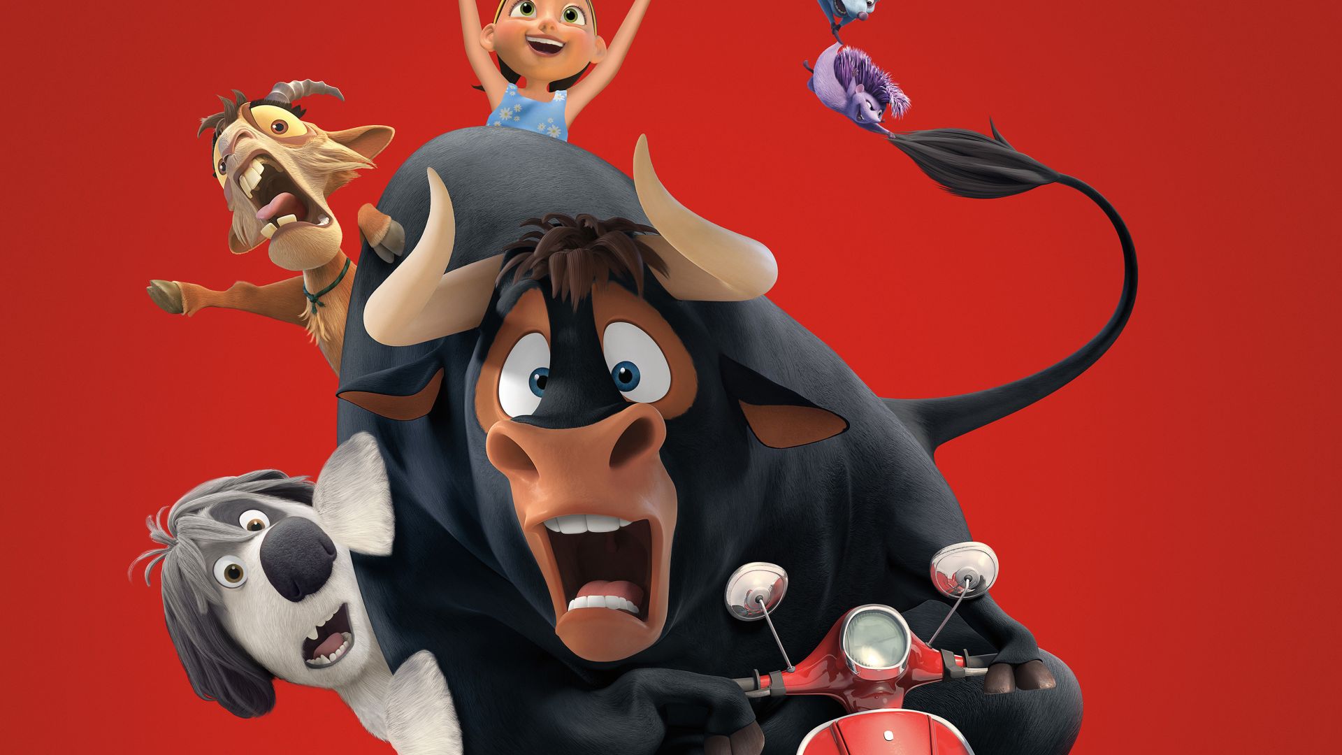 Wallpaper Ferdinand, best animated movie, 2017, bullock