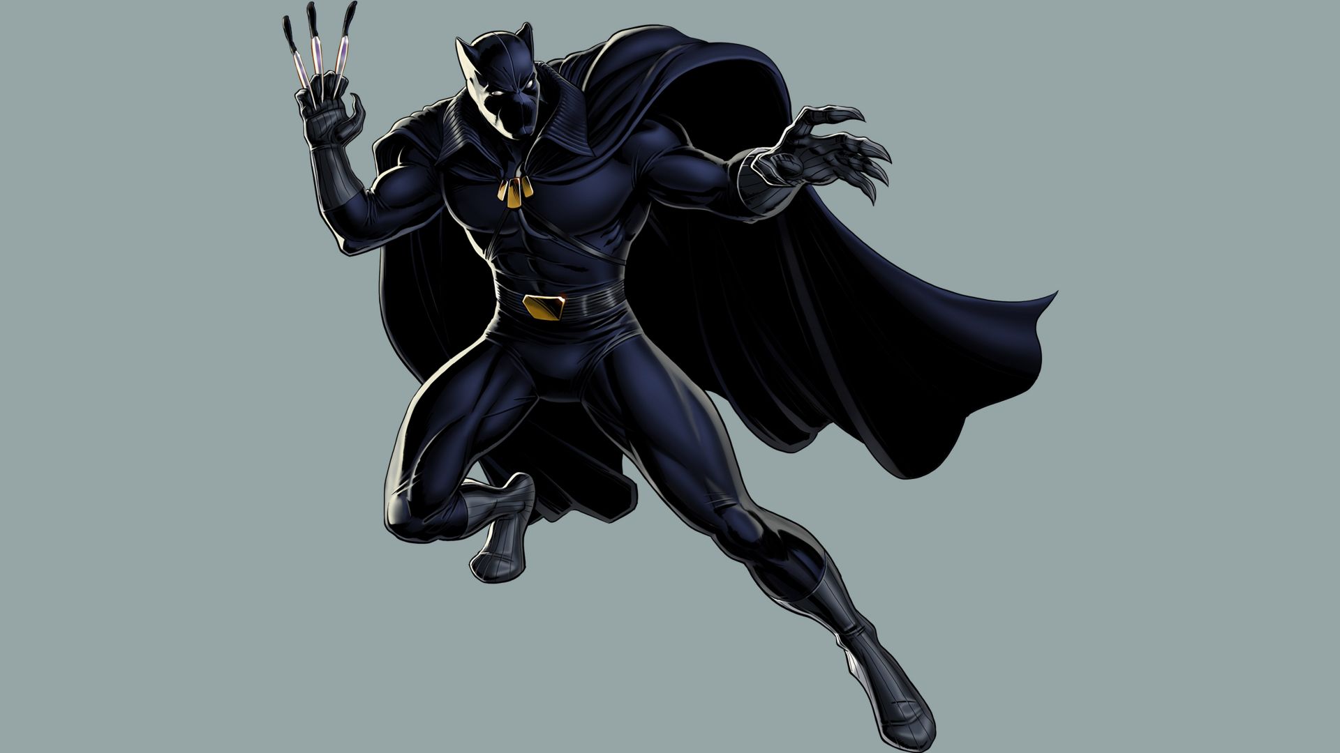 Wallpaper Black panther fictional superhero
