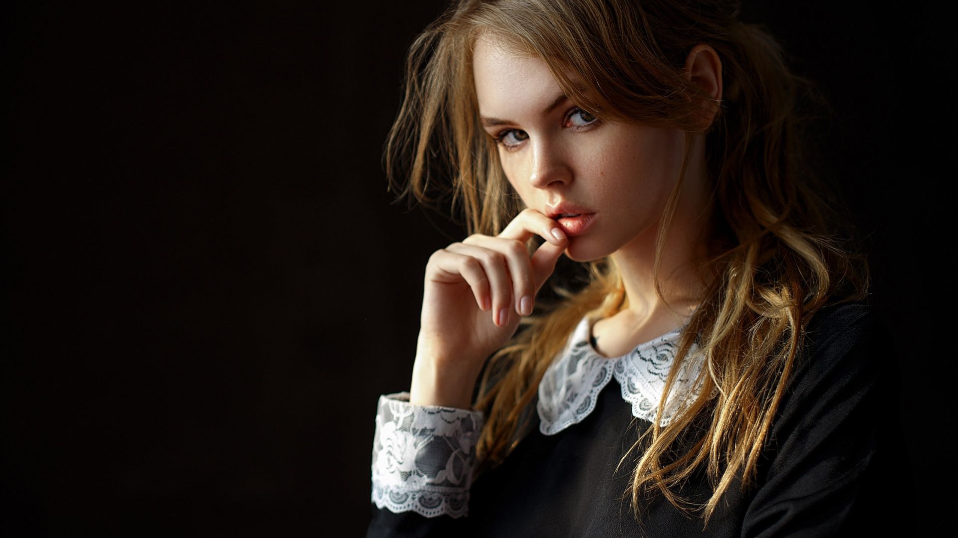 Wallpaper Anastasia Shcheglova, Blonde, Russian model
