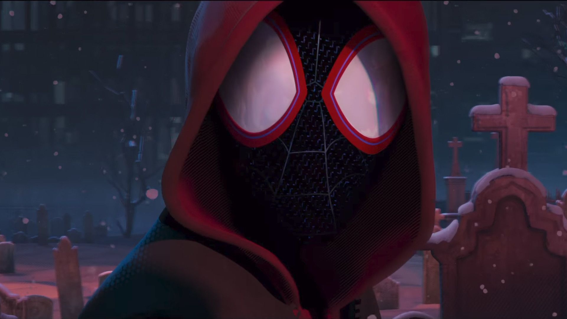 Desktop Wallpaper Spider Man: Into The Spider Verse, Movie, Mask, 2018, Hd  Image, Picture, Background, 25d37f