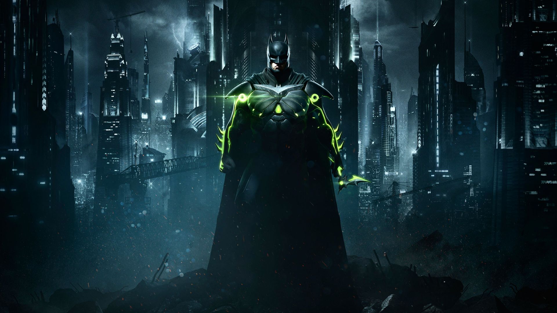 Wallpaper Injustice 2, batman, superhero