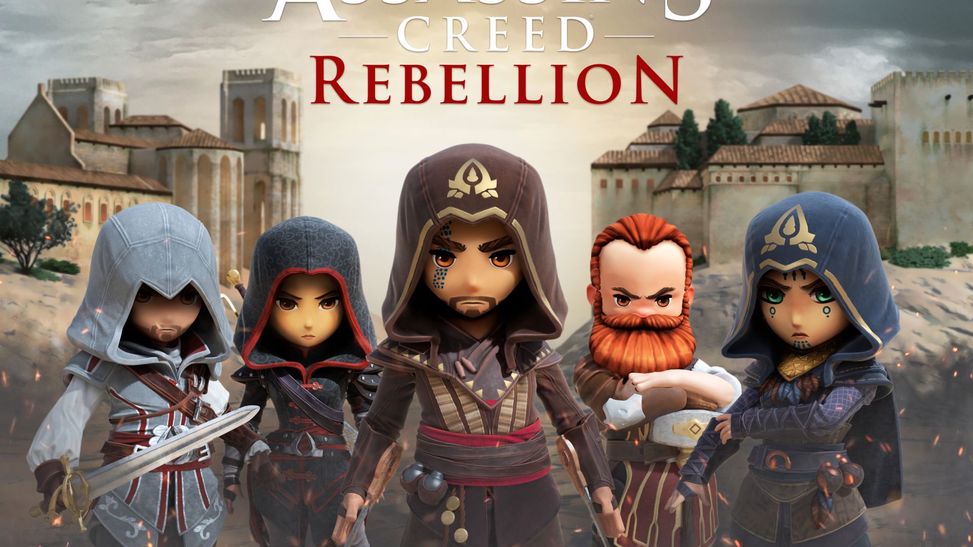 Wallpaper Assassin's Creed: Rebellion, mobile game, gaming