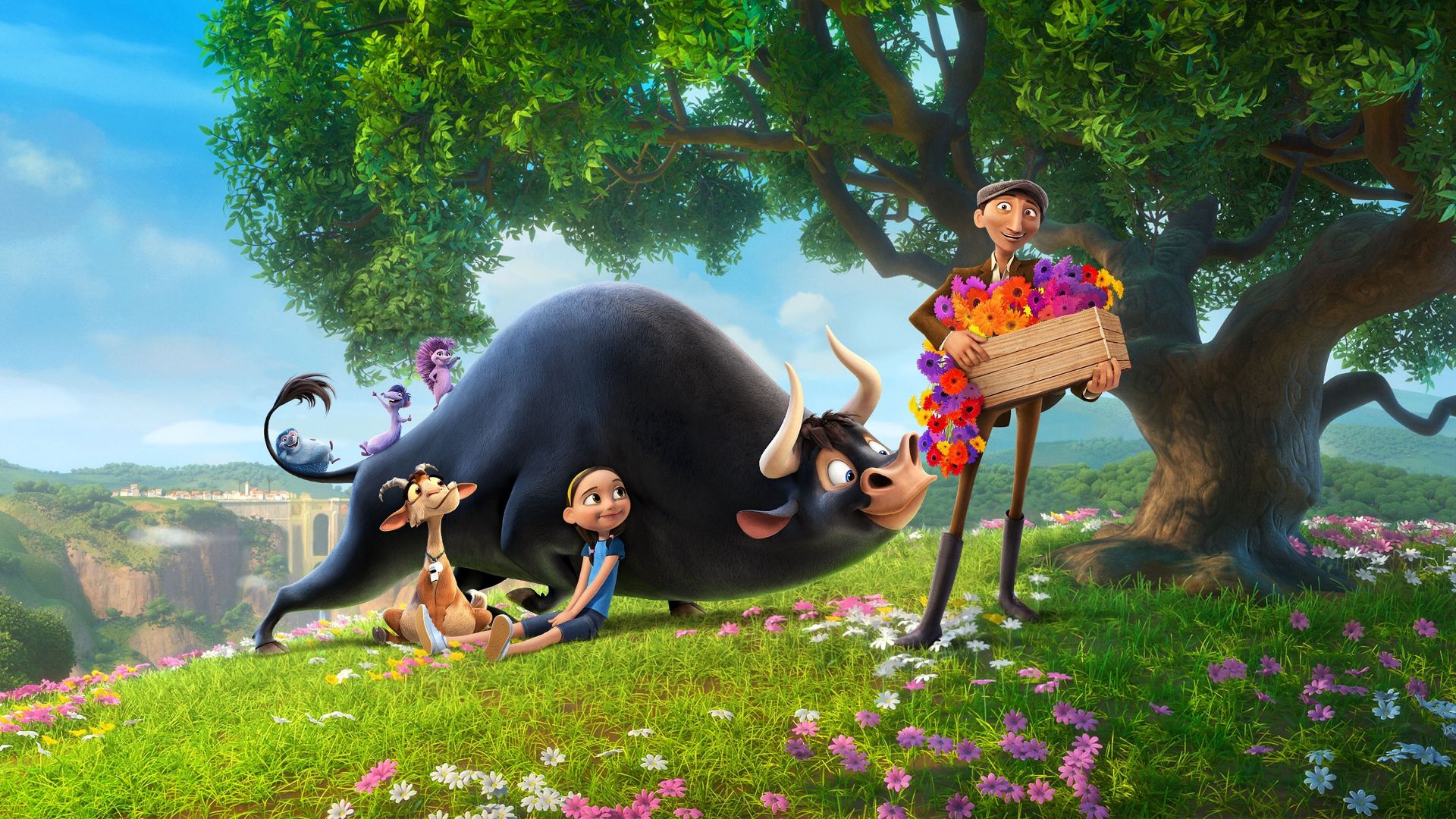 Wallpaper Ferdinand, blue sky studios, animated movie, 4k