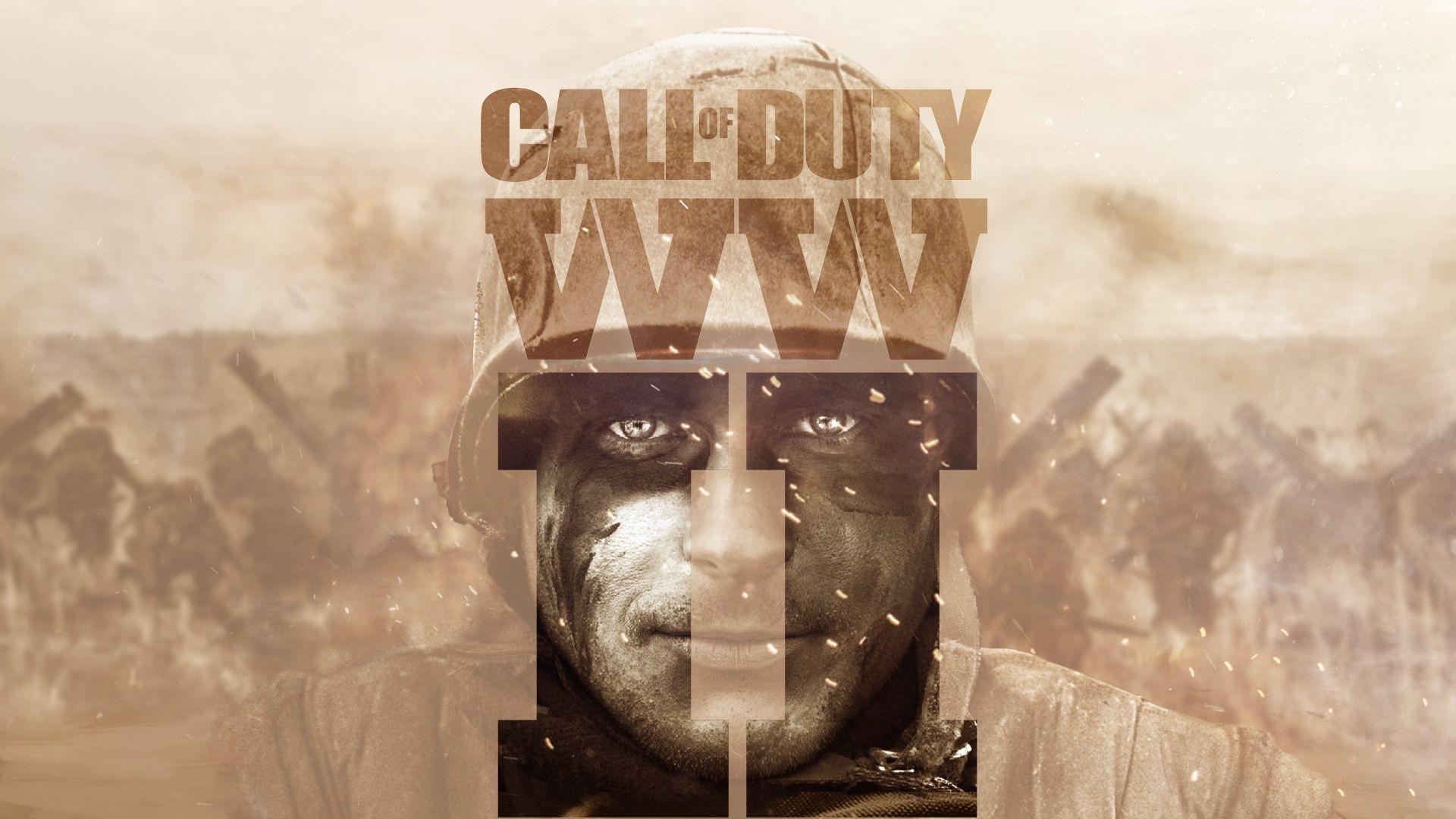 Wallpaper Video game, poster, Call of Duty: WWII, 2017