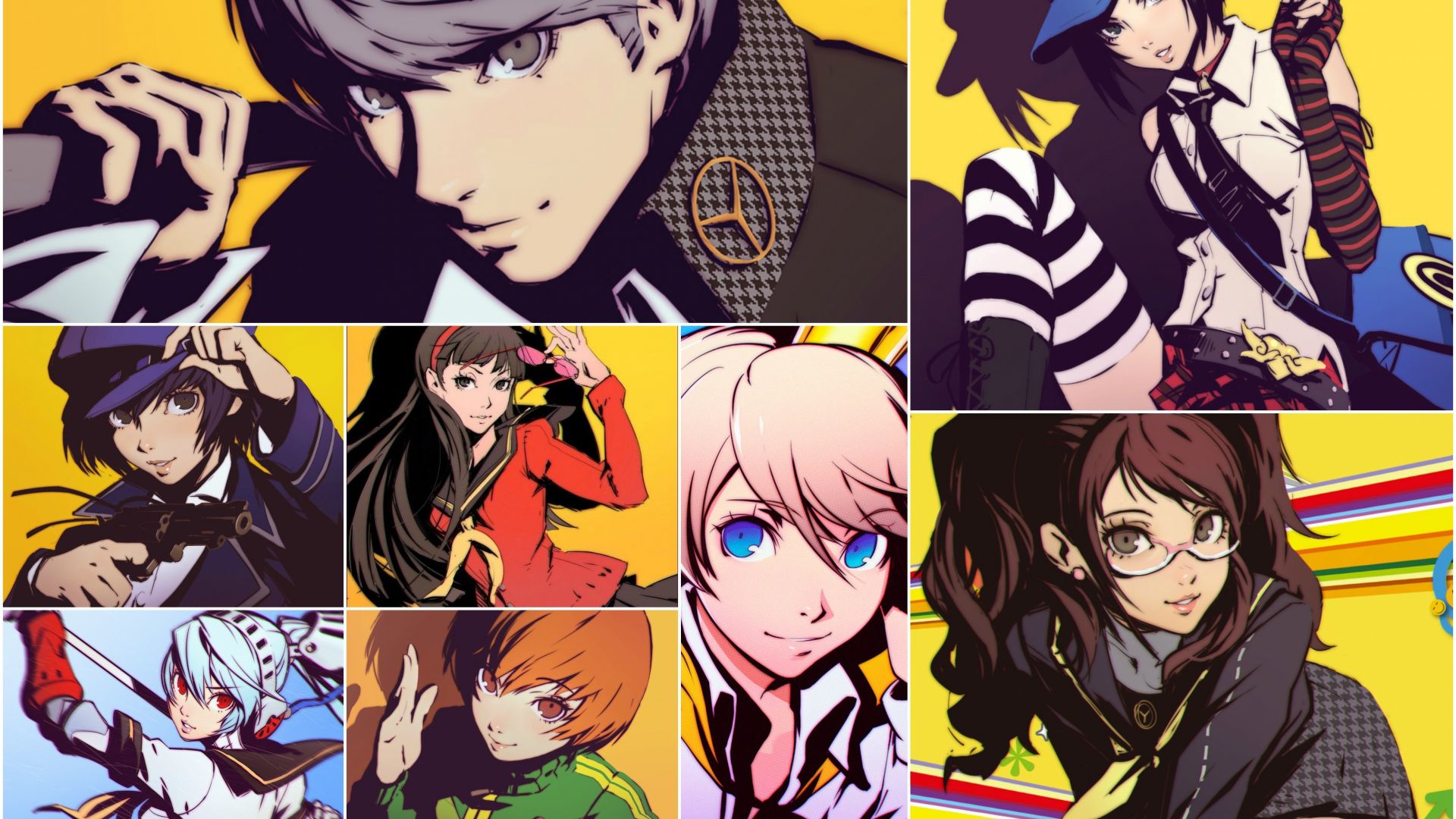Wallpaper Characters, collage, video game, persona 5