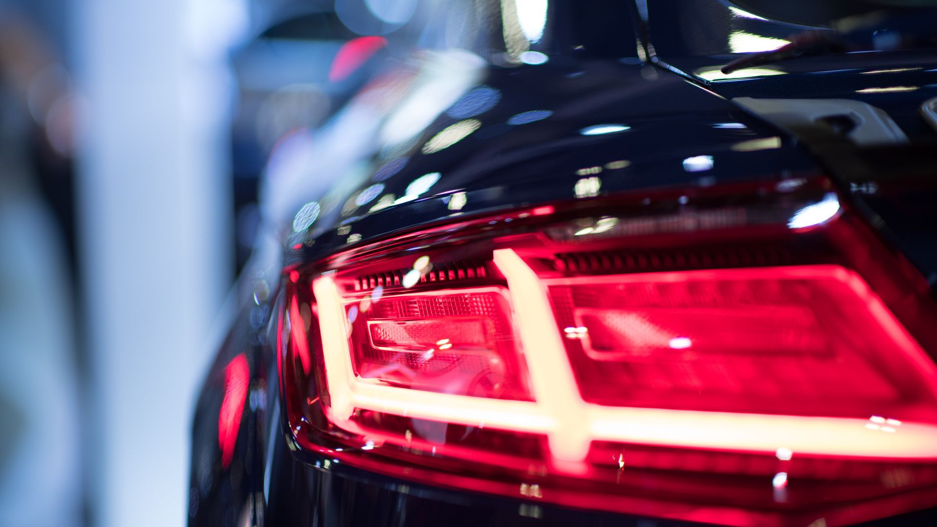 Desktop Wallpaper Audi Car, Taillights, Hd Image, Picture, Background,  2fslqr