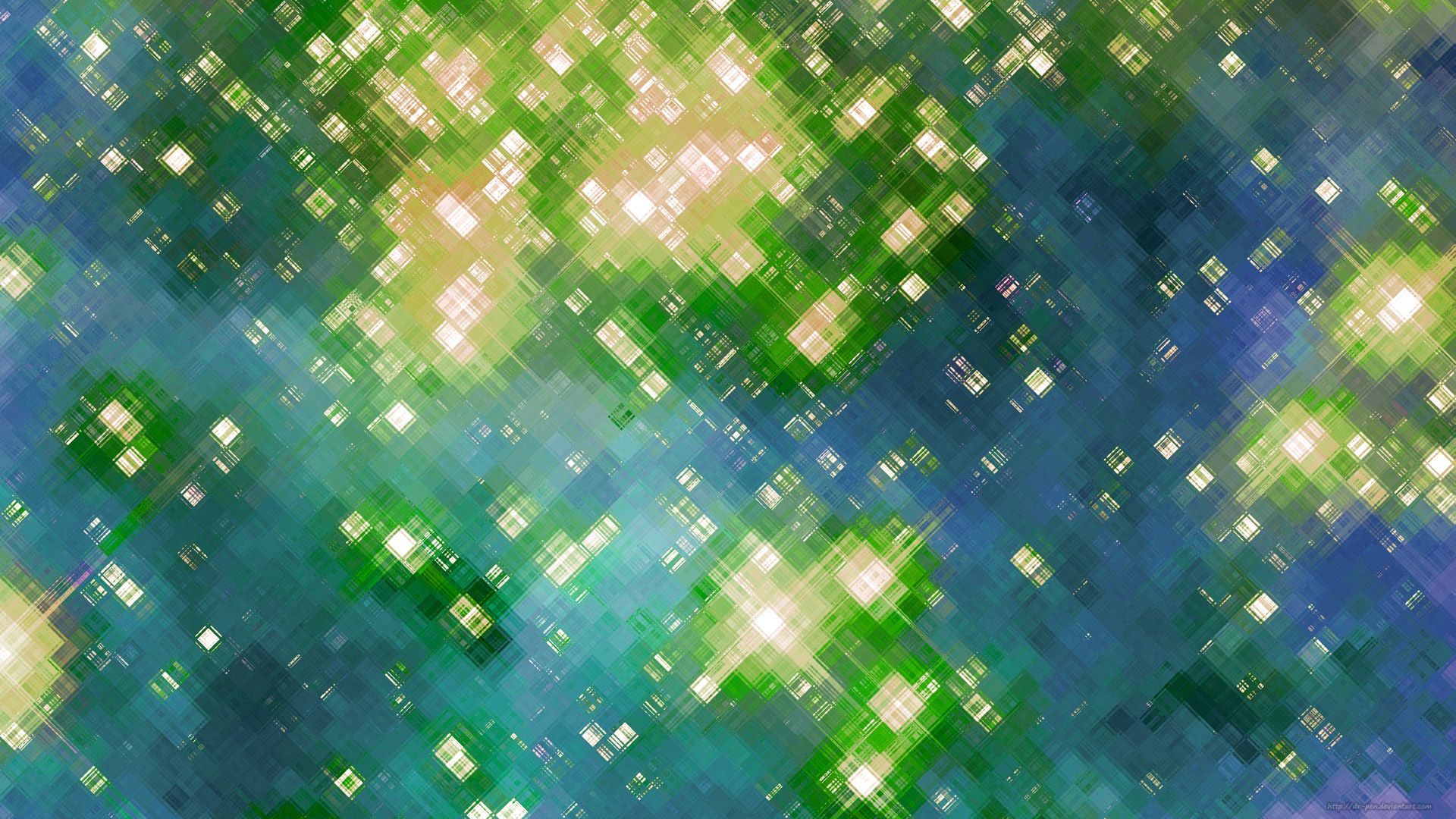 Wallpaper Gradient, pattern, abstract, green