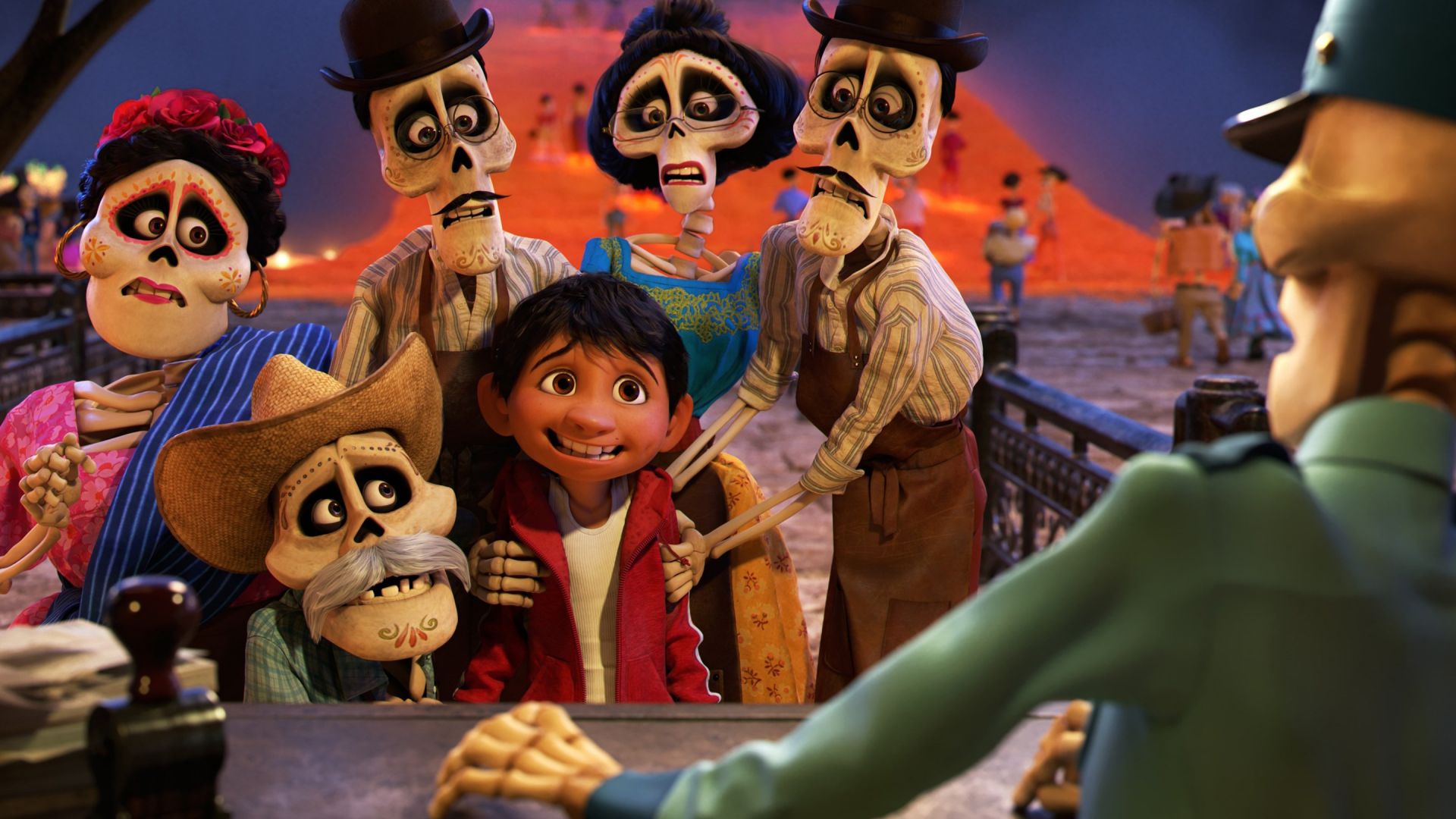 Wallpaper Pixar's Coco, 2017 movie, ghosts, 4k