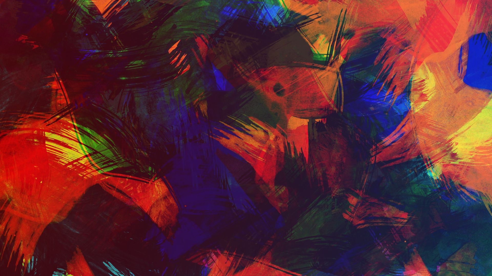 Desktop Wallpaper Colorful, Paint, Texture, 4k, Hd Image, Picture,  Background, 318ea1