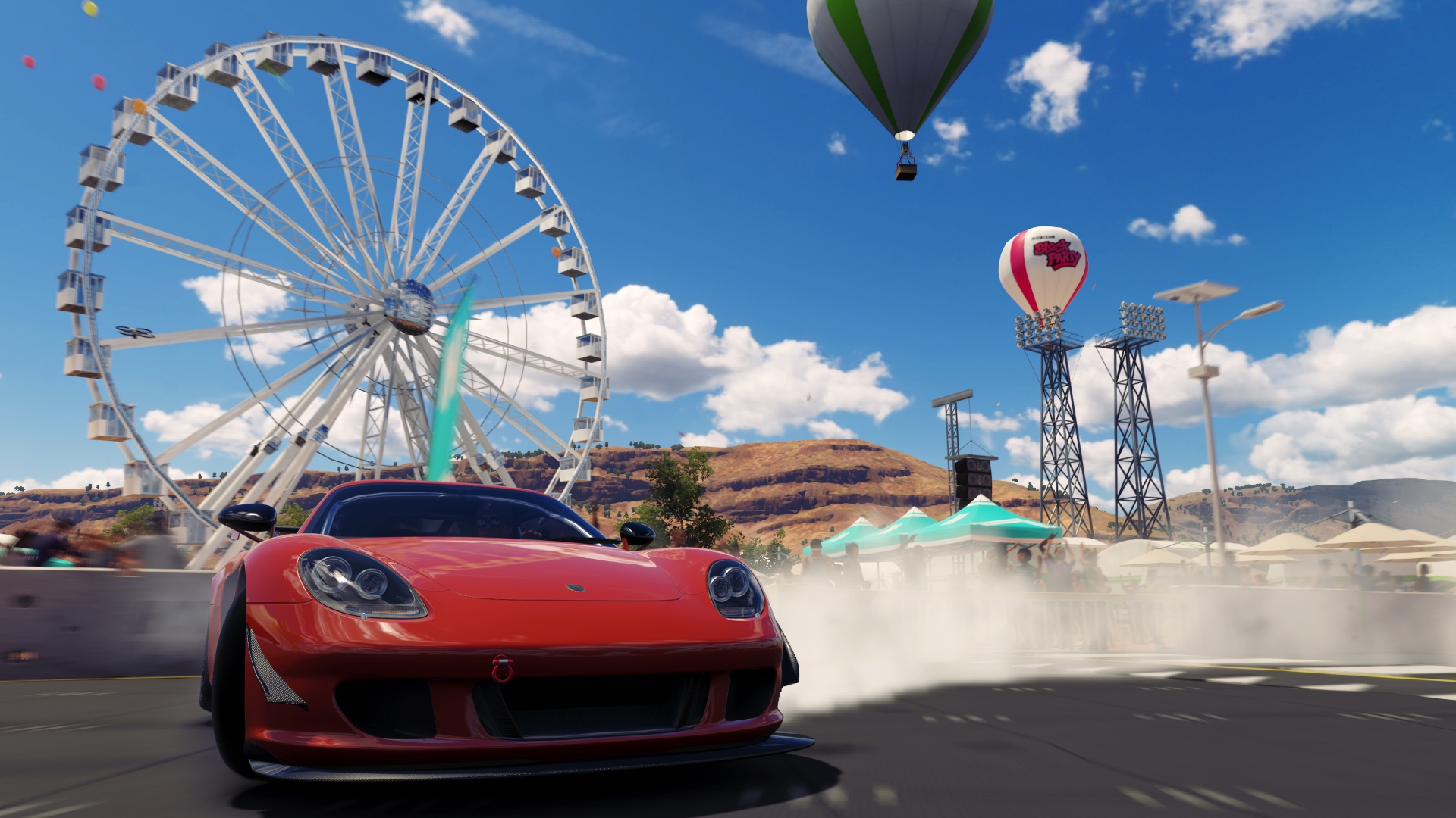 Wallpaper Porsche, sports car, Forza Horizon 3, video game