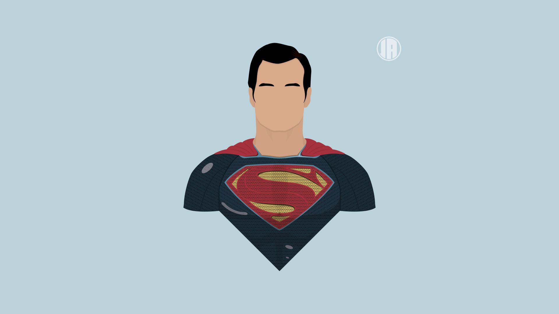 Wallpaper Superman, 8k, minimalism