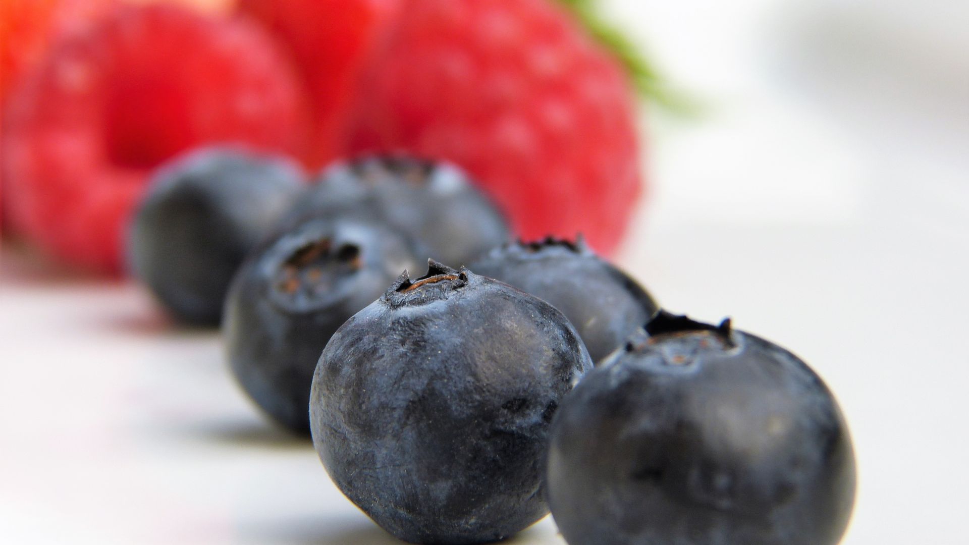 Wallpaper Blueberries, fruits, close up