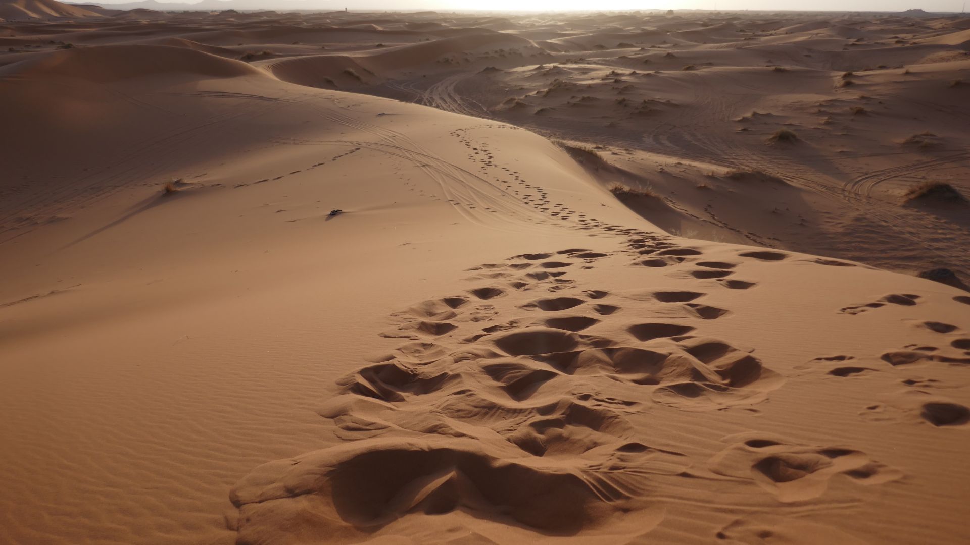 Wallpaper Sand, dunes, desert, sky