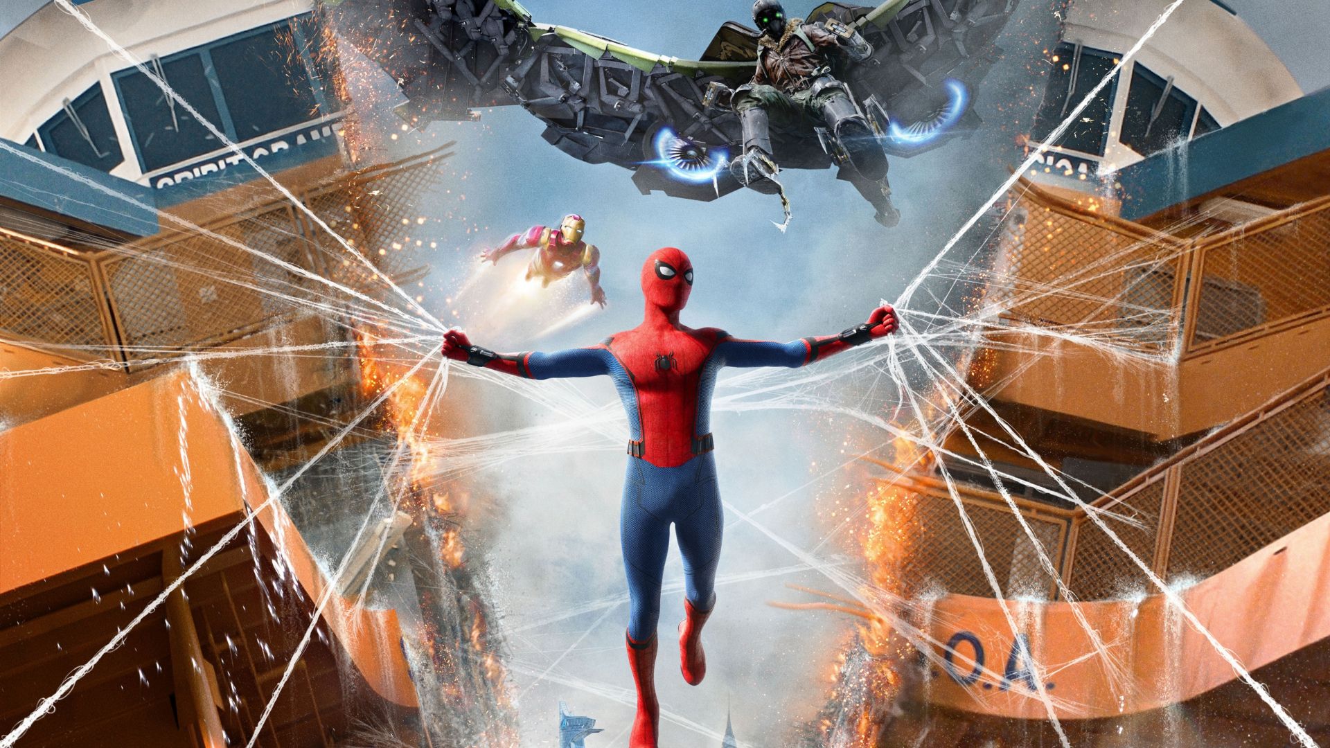 Wallpaper Spider-man: homecoming, 2017, movie, 4k