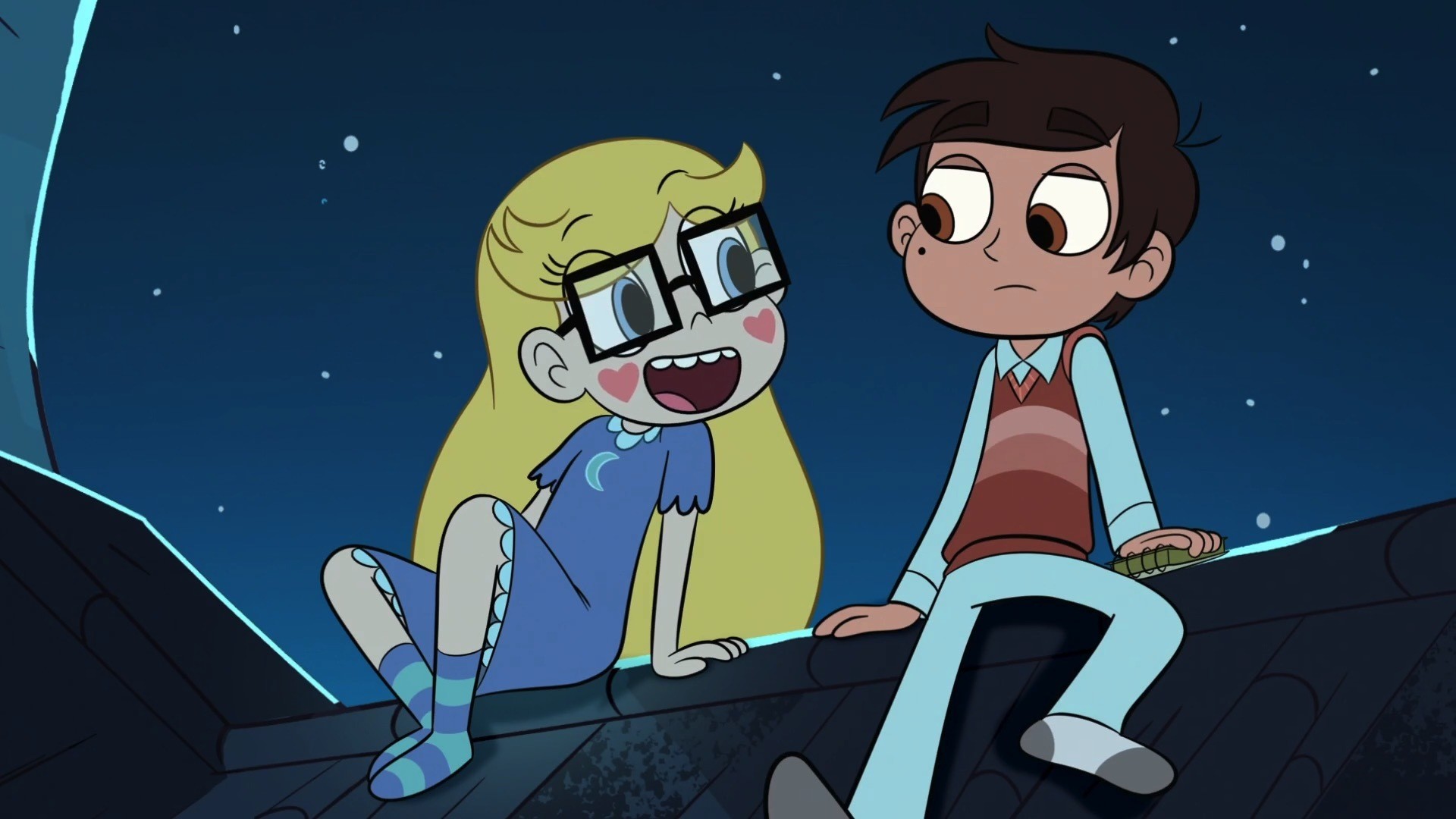 Wallpaper Rooftop, marco diaz, star butterfly, Star Vs. The Forces Of Evil