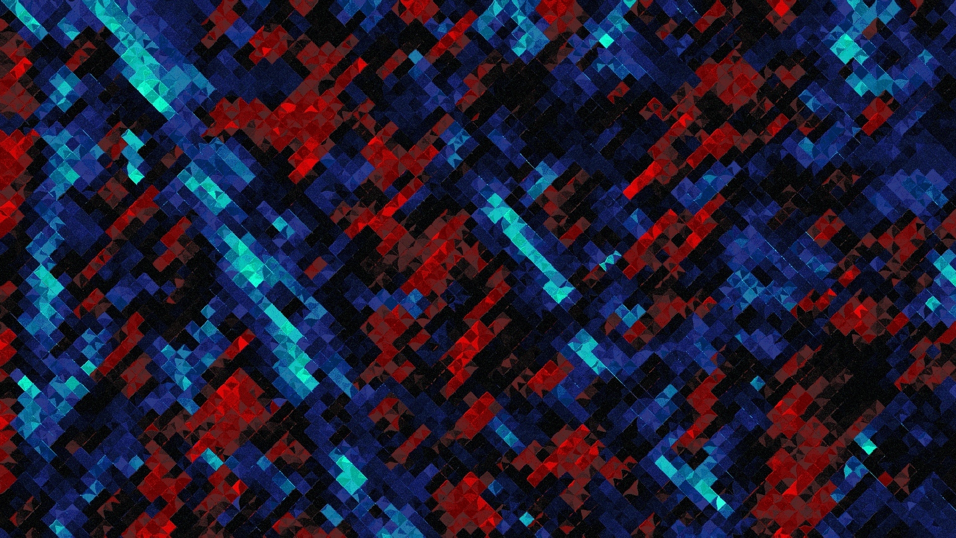 Wallpaper Small squares, dark blue-reds, abstract art