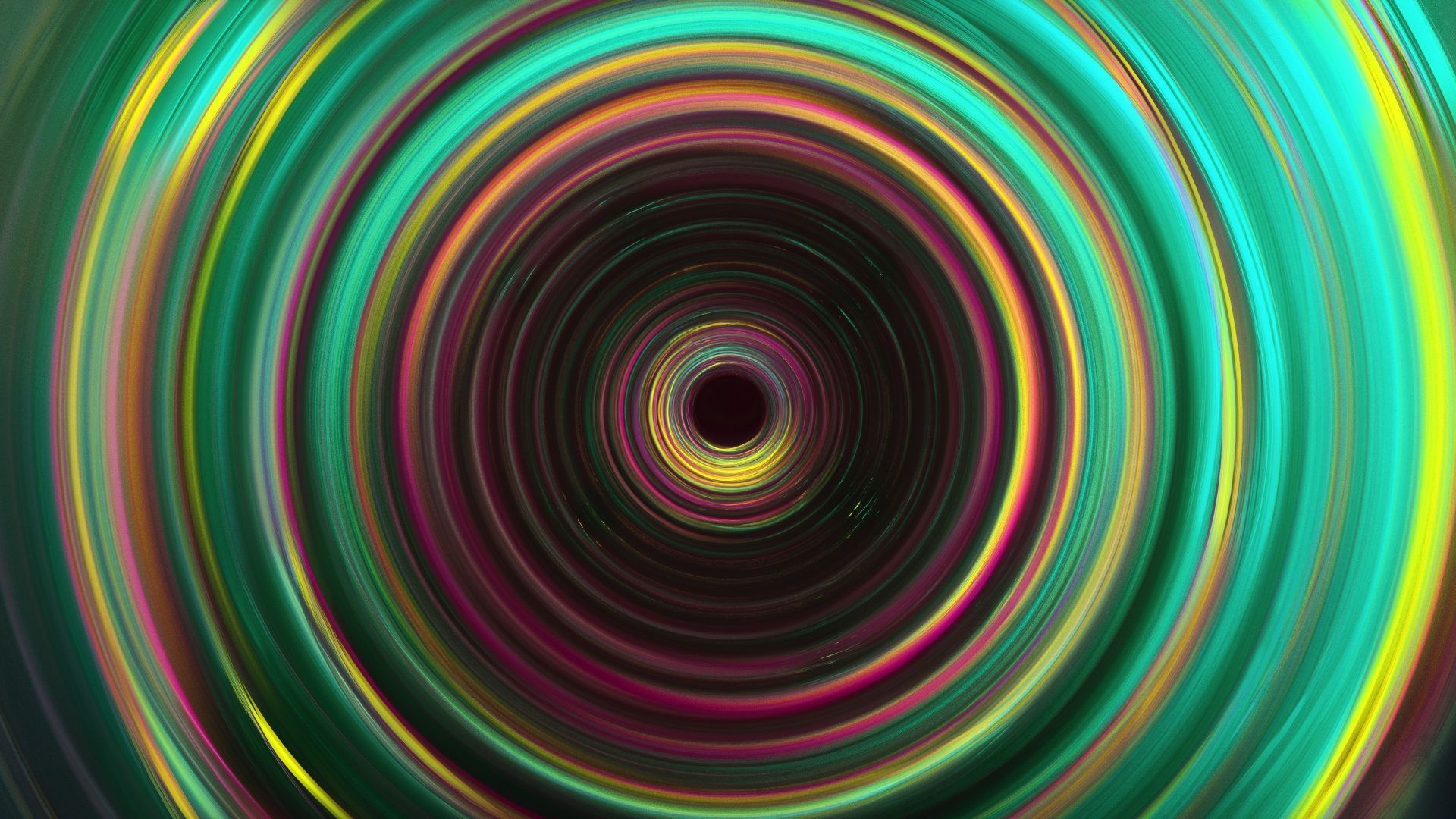 Wallpaper Multi colors, abstract, glowing circles, 4k