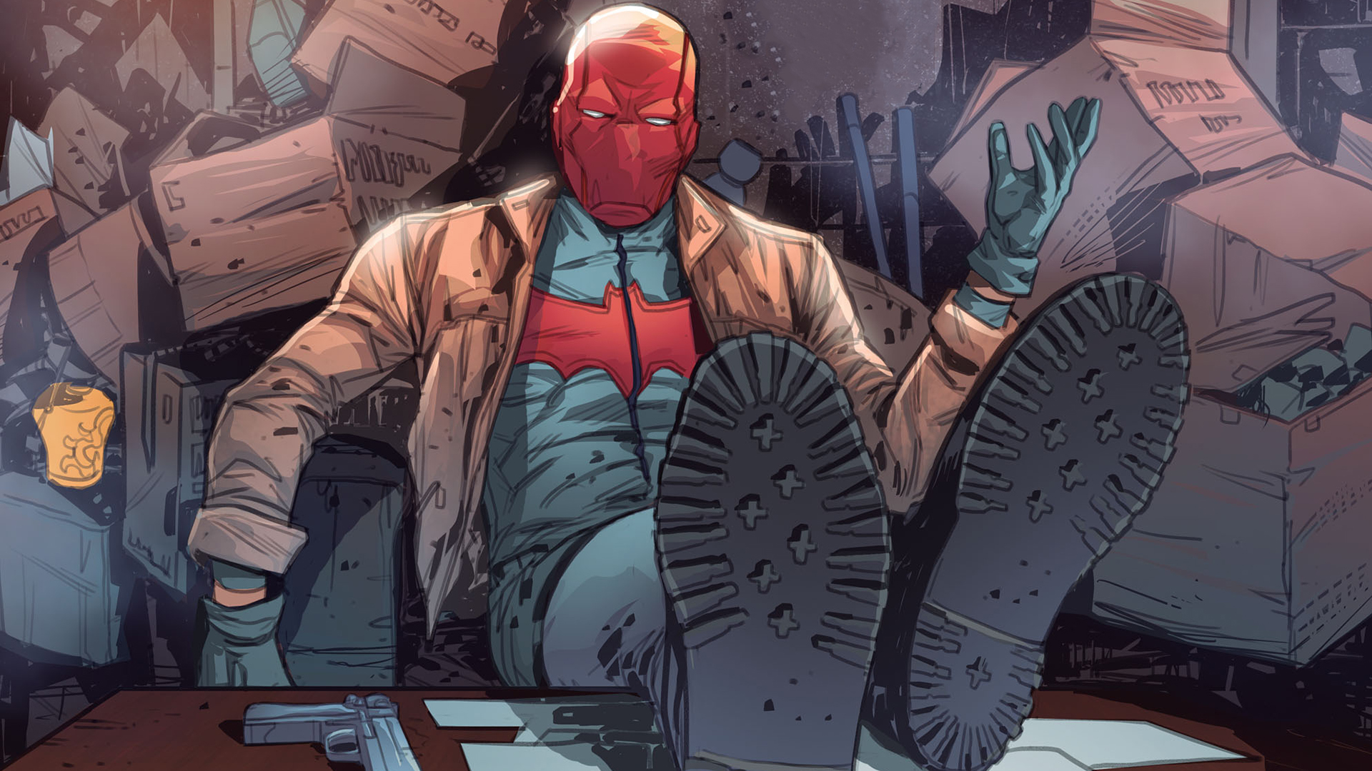 Wallpaper Red hood, batman, dc comics