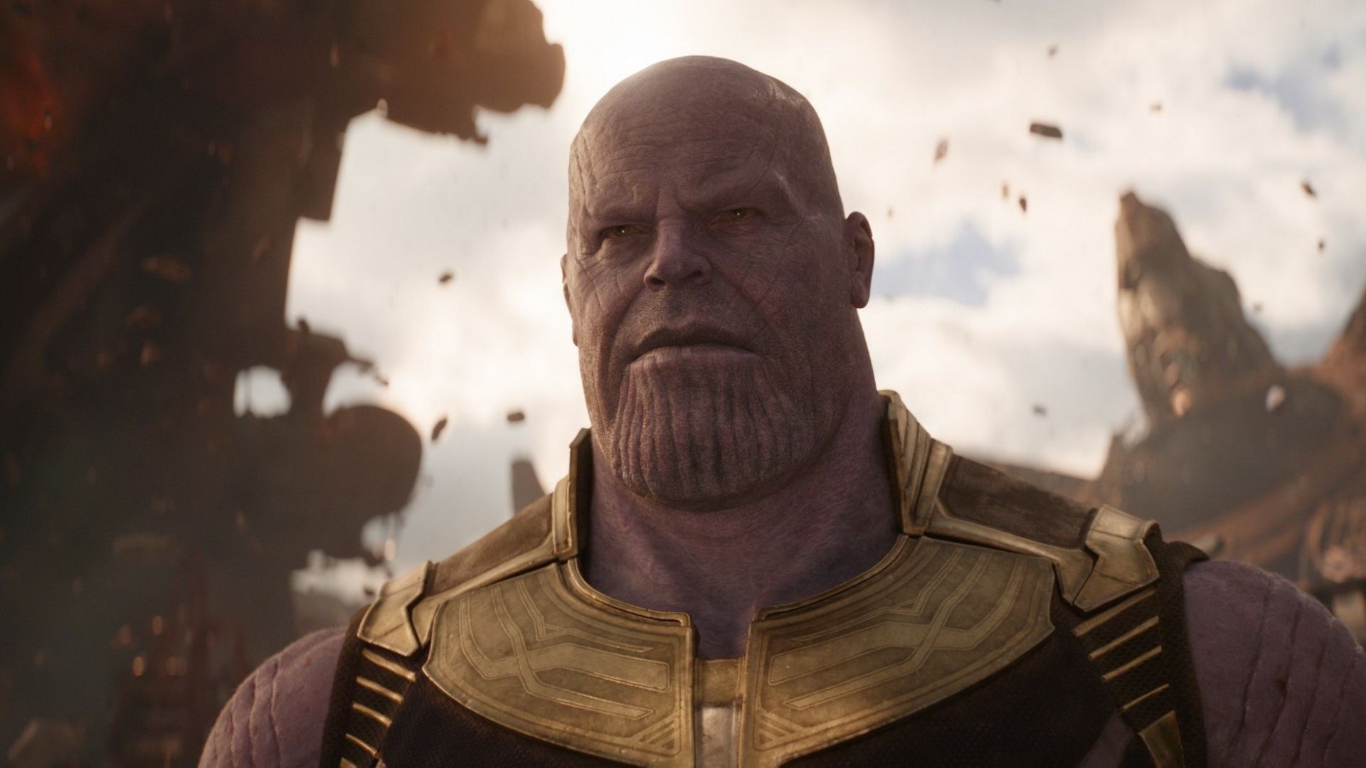 Wallpaper Thanos, supervillain, avengers: infinity war, 2018 movie