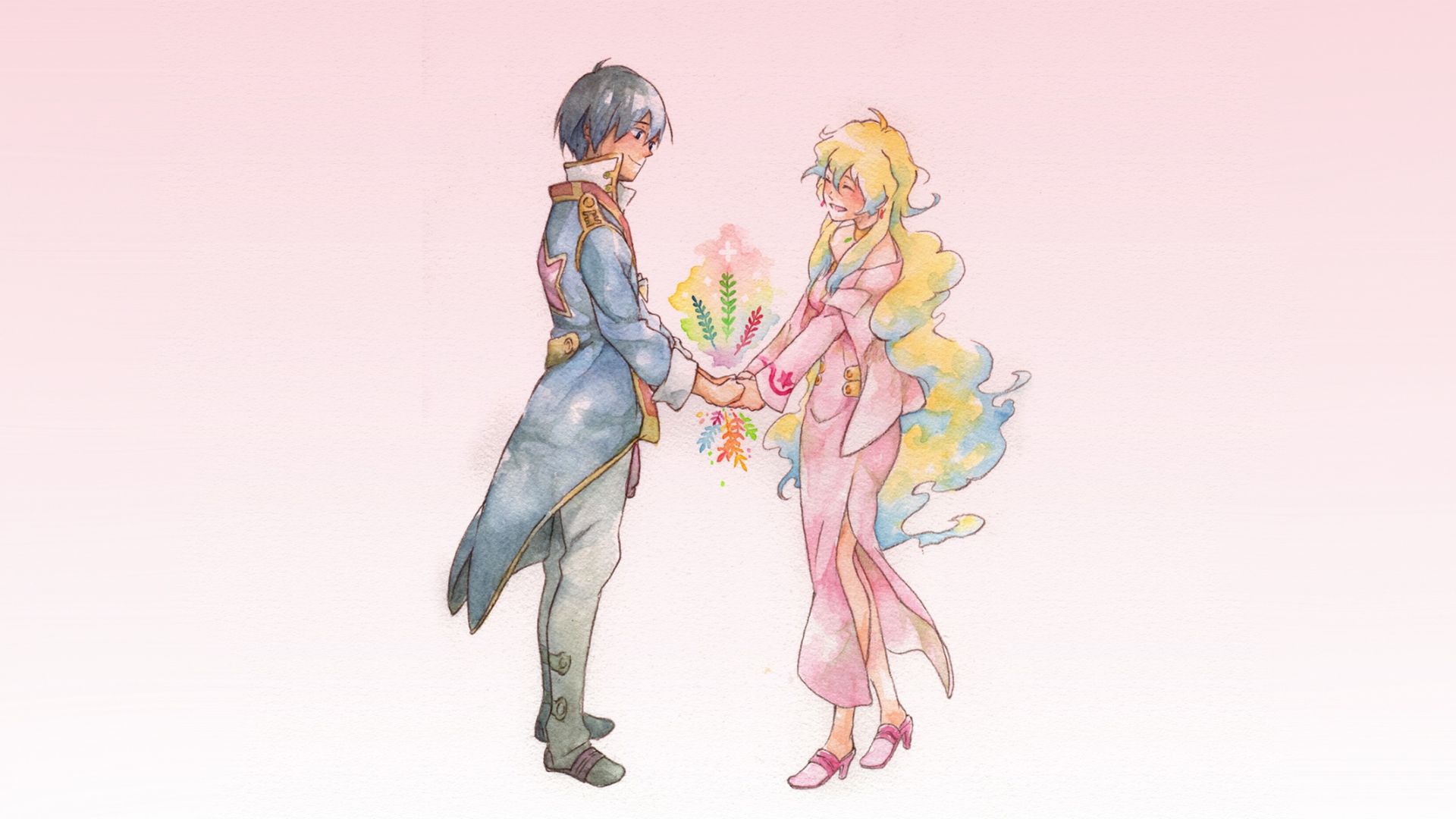 Wallpaper Anime couple, Tengen Toppa Gurren Lagann, anime