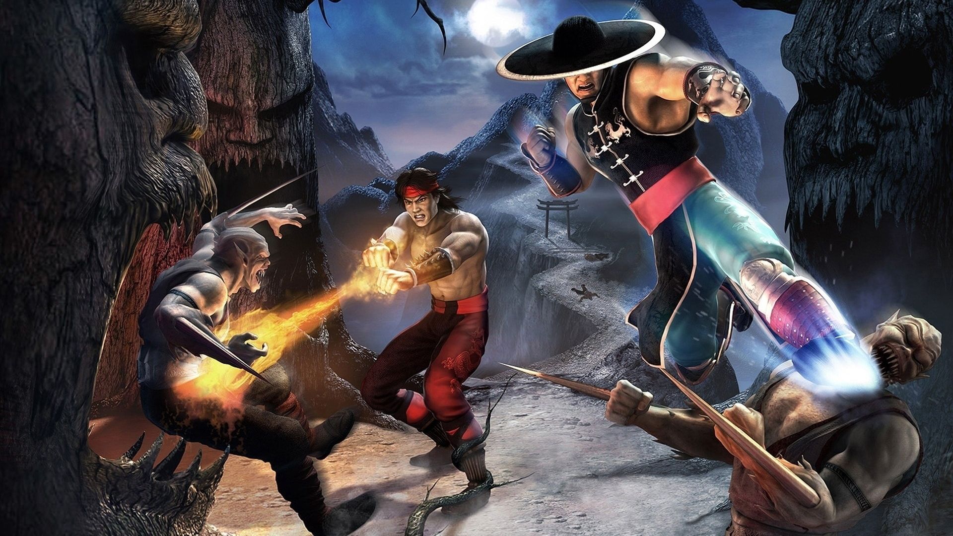 Wallpaper Mortal kombat, video game, fighters