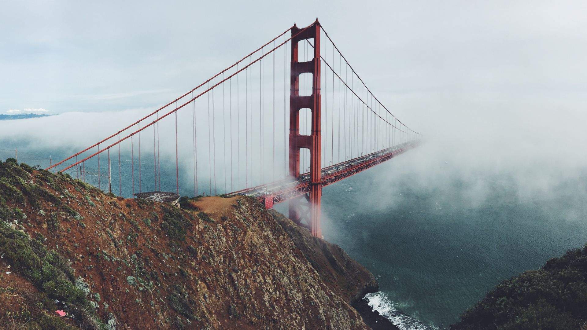 Wallpaper San Francisco bridge