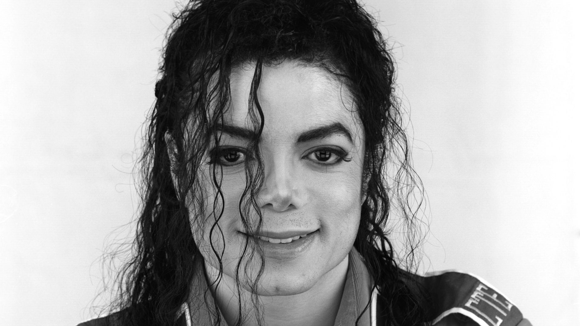 Wallpaper Michael Jackson, monochrome, 4k