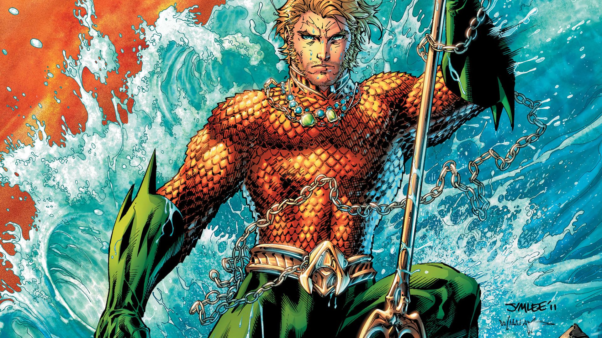 Wallpaper Aquaman, dc comics, justice league, superhero