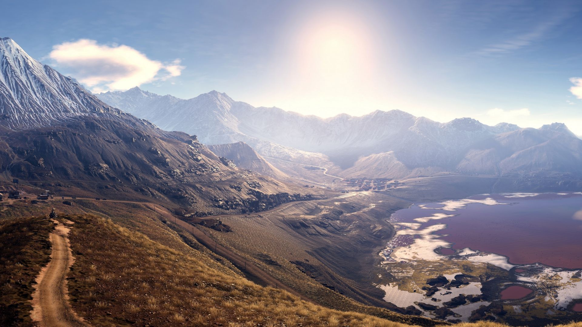 Wallpaper Tom Clancy's Ghost Recon: Wildlands video game, mountains