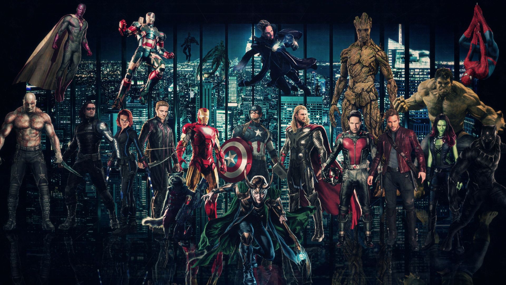 Desktop Wallpaper Avengers: Infinity War, 2018 Movie, Superheroes, Art, 4k,  Hd Image, Picture, Background, 40ee5d