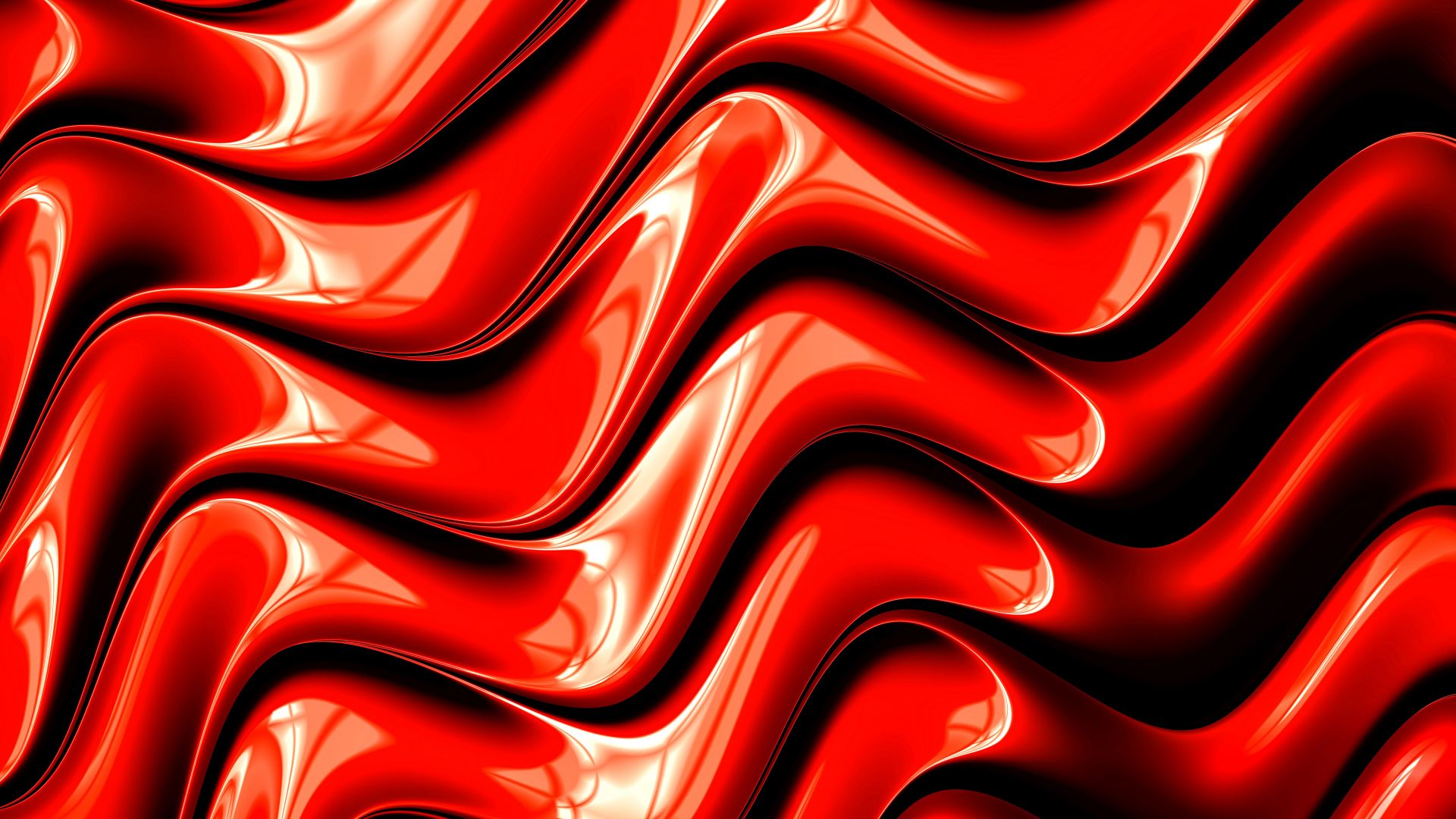Wallpaper Blood red, fractal, surface, 4k