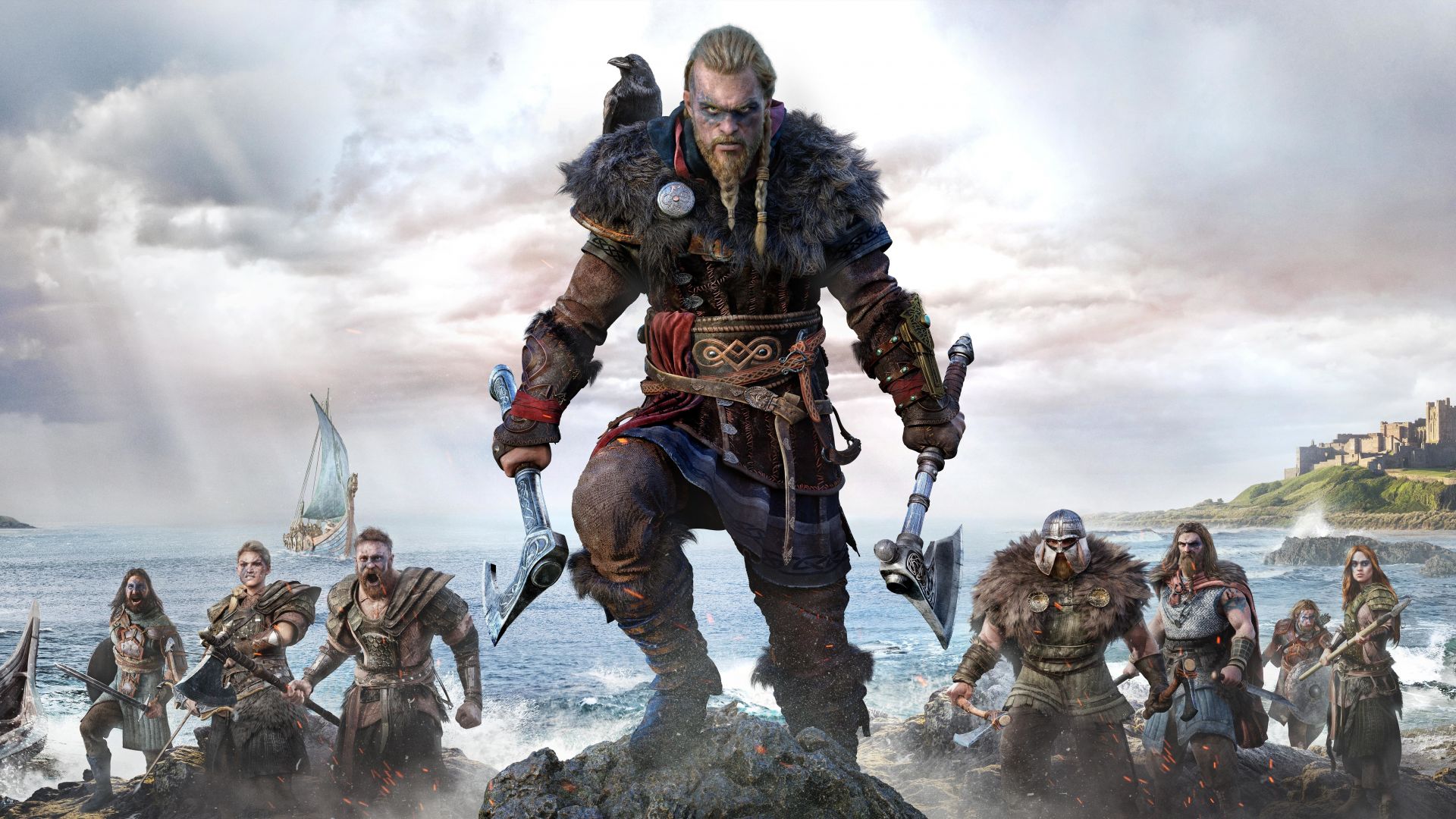 Wallpaper Assassin's Creed Valhalla - Ragnar Lodbrok, video game, warrior